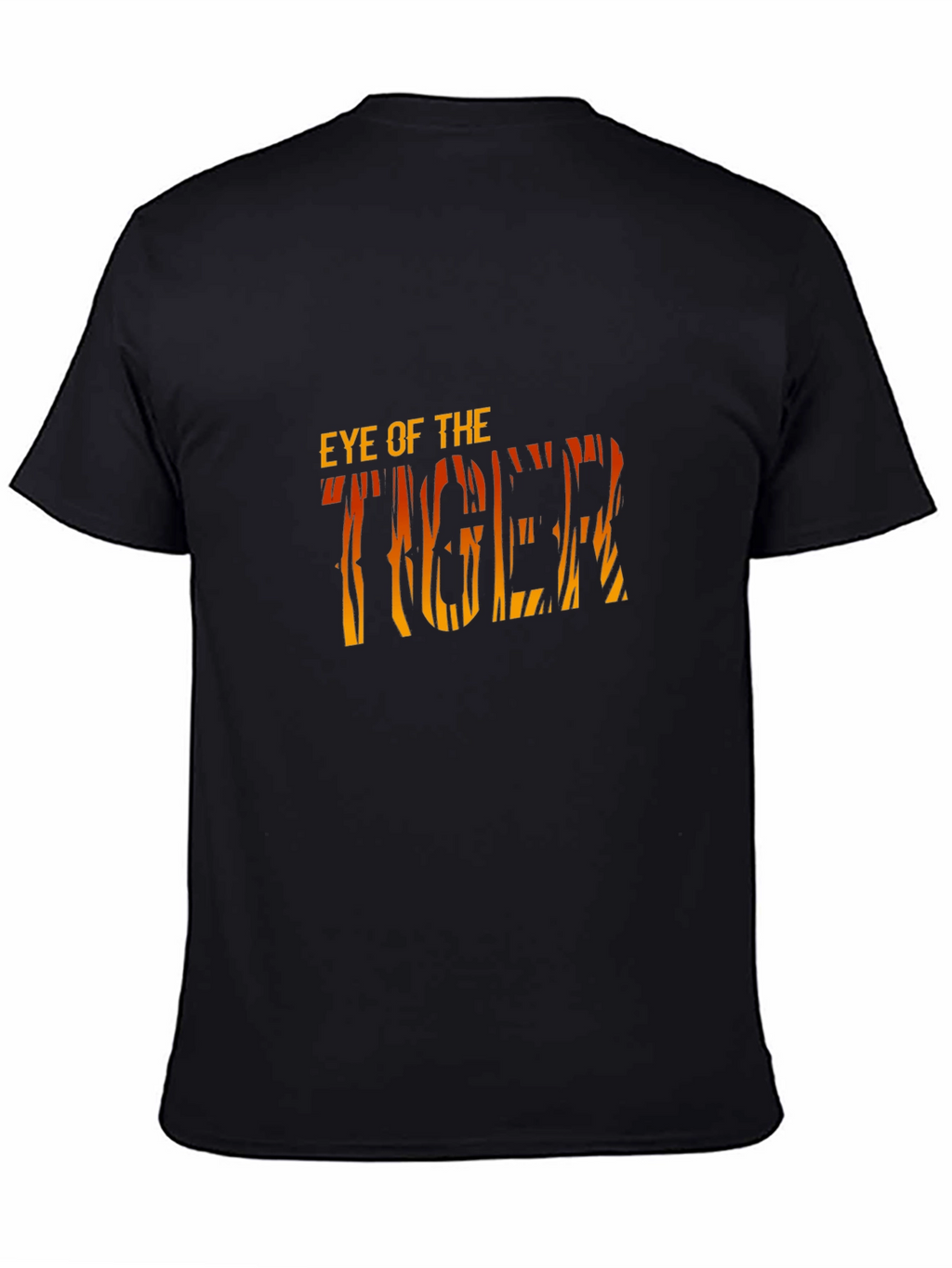 Eye of the Tiger Black Graphic Tee