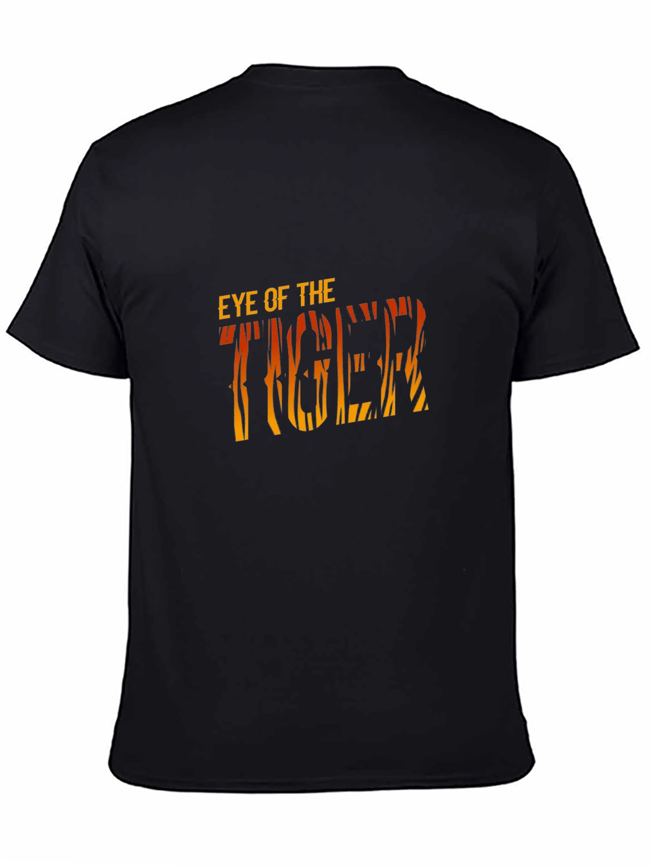 Eye of the Tiger Black Graphic Tee