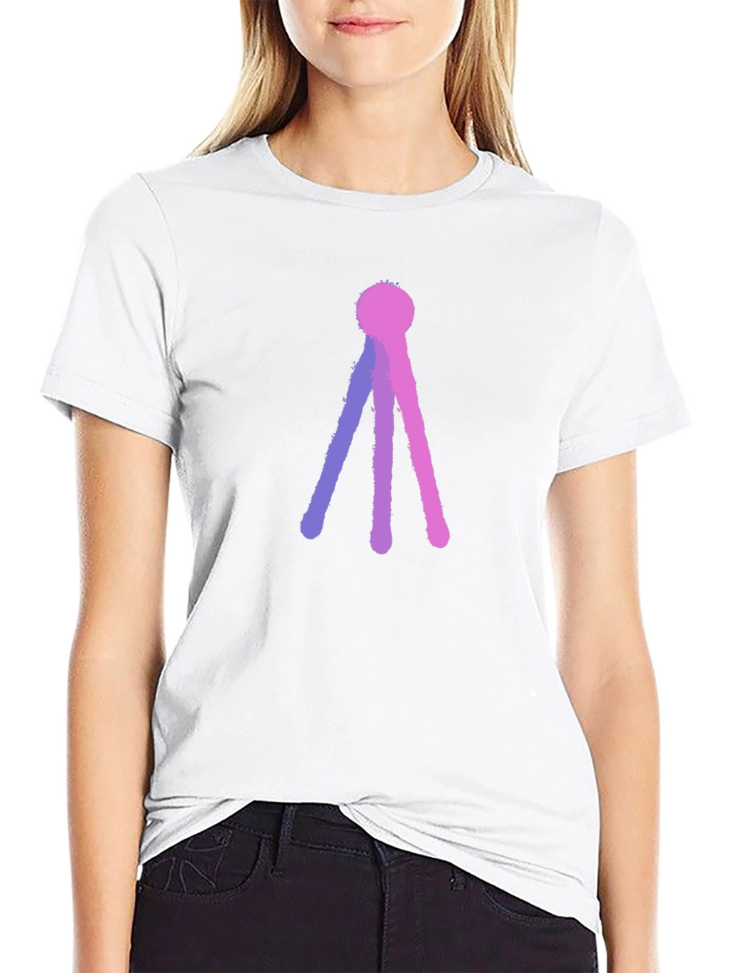 Abstract Tri-Line T-Shirt