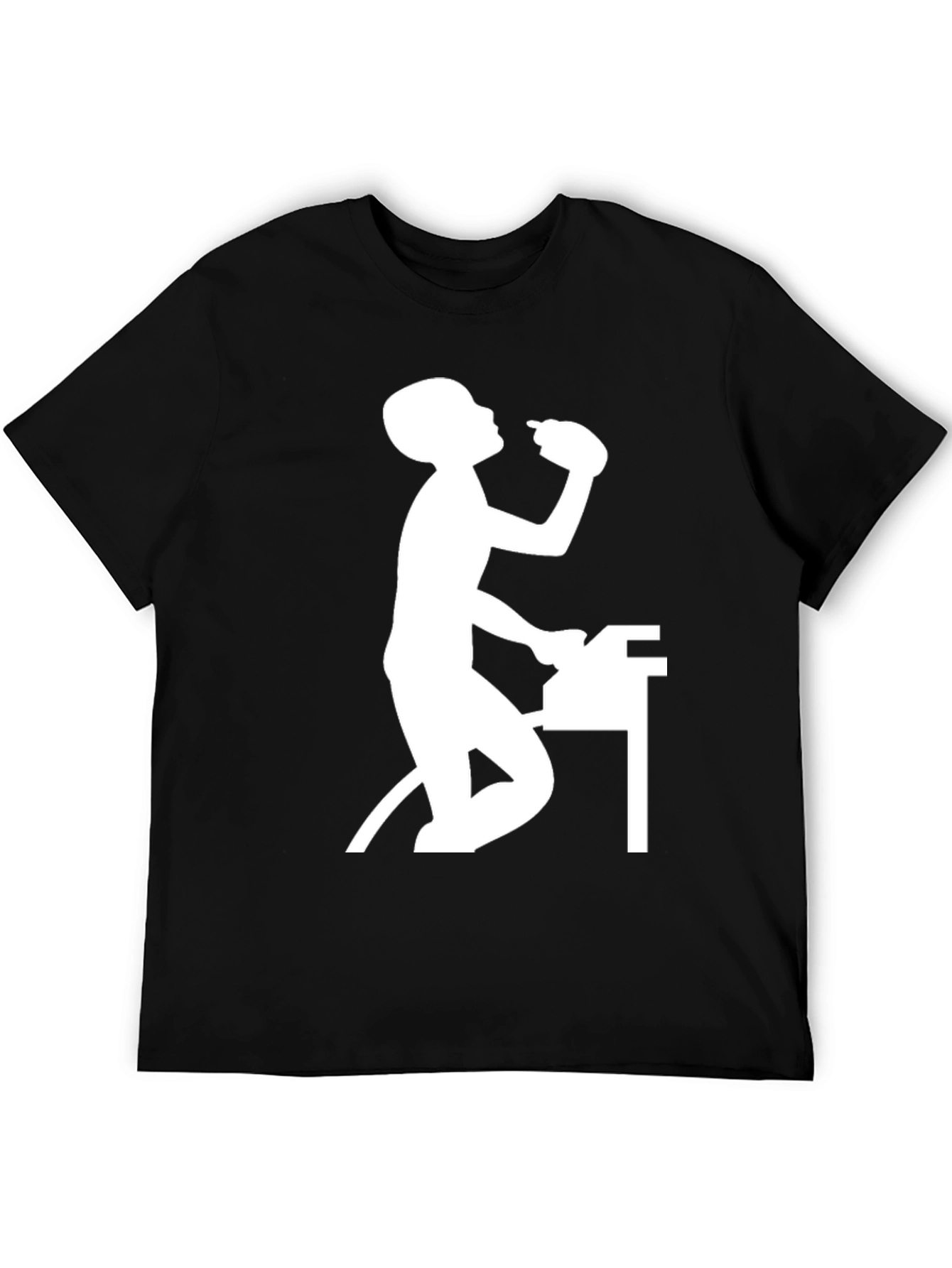 Funny Office Worker T-Shirt - Black
