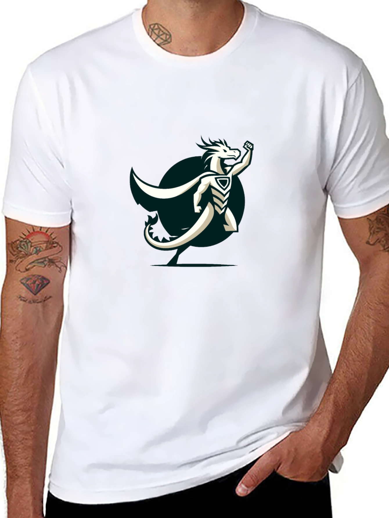 Hero Dragon T-Shirt - Black
