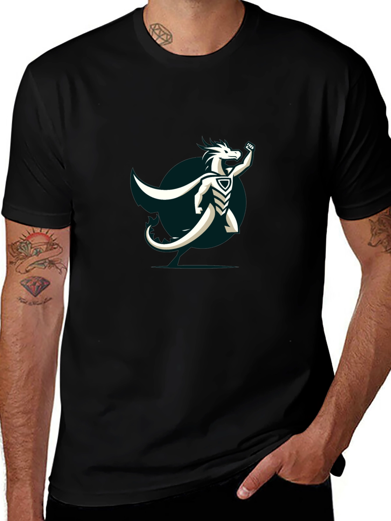 Hero Dragon T-Shirt - Black