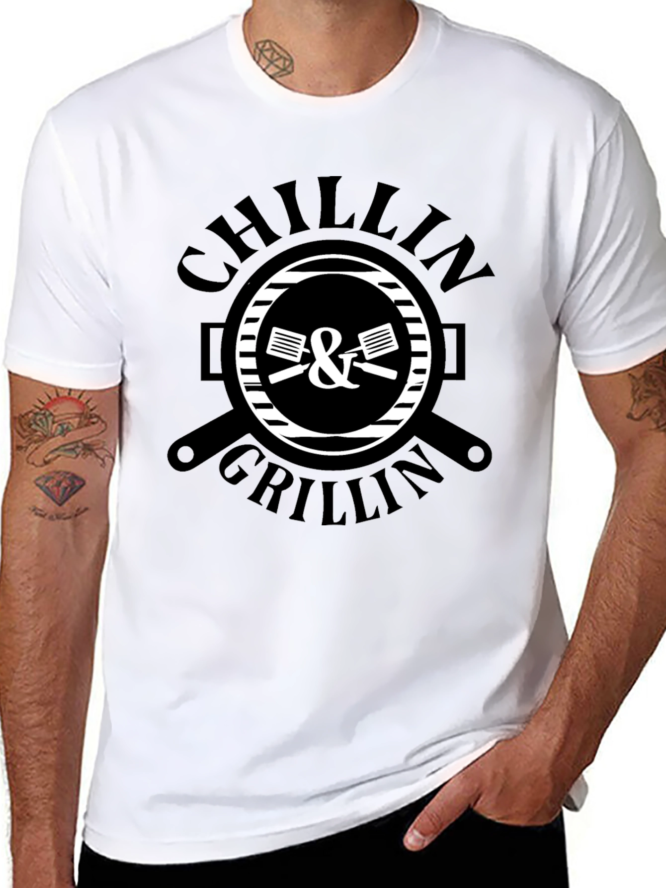 Chillin & Grillin Graphic Tee
