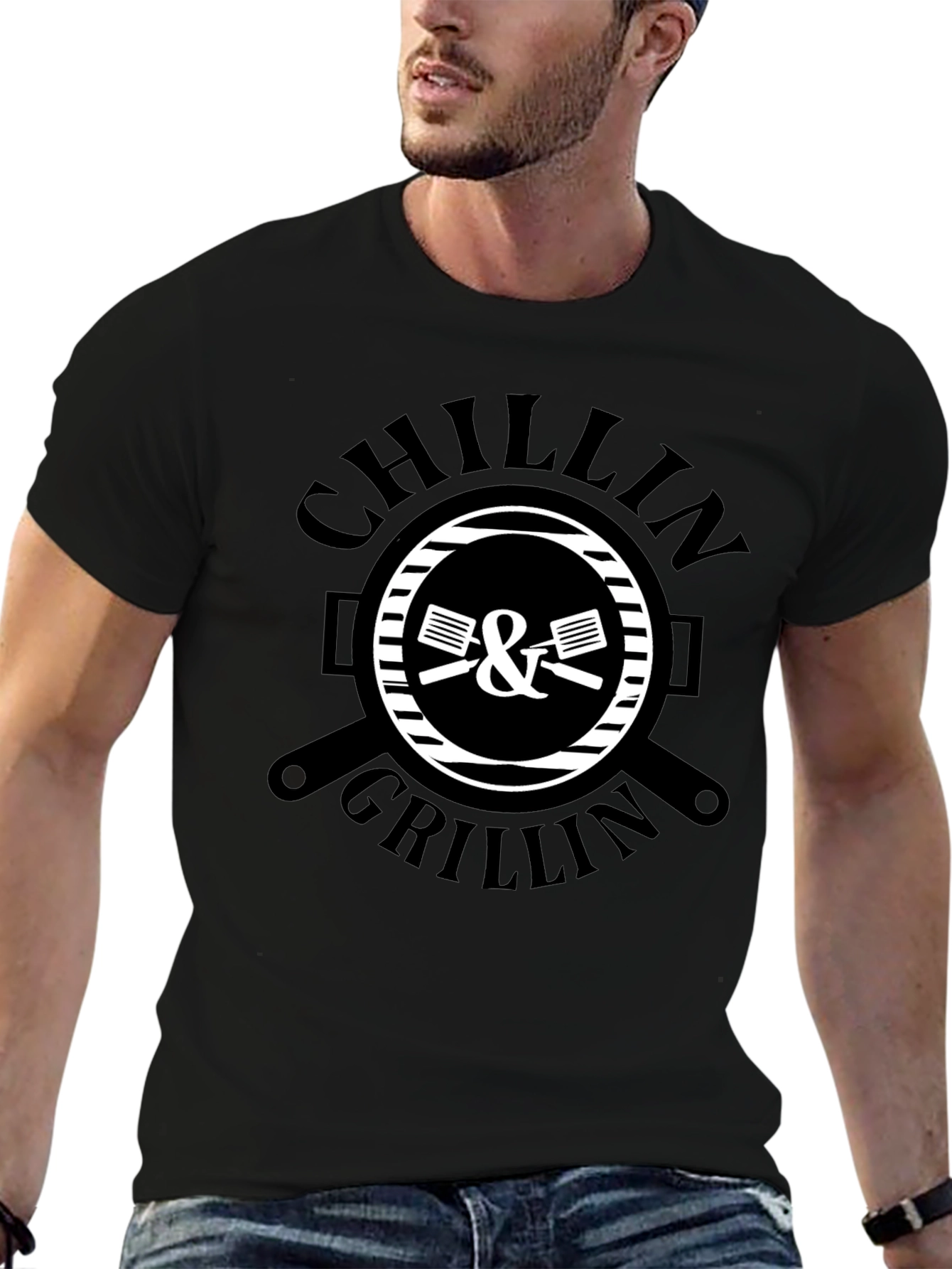 Chillin & Grillin Graphic Tee