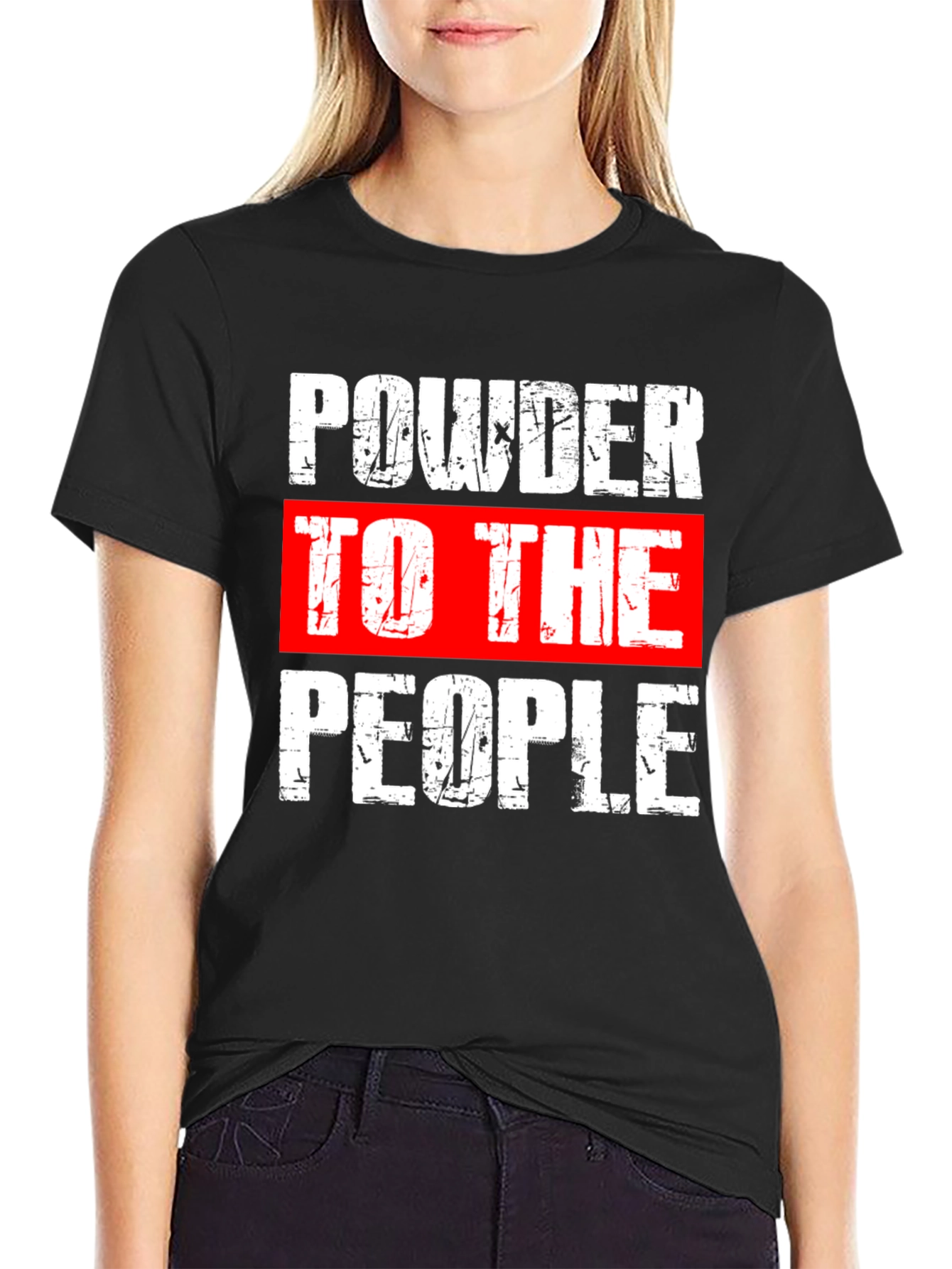 Powder to the People Graphic Tee