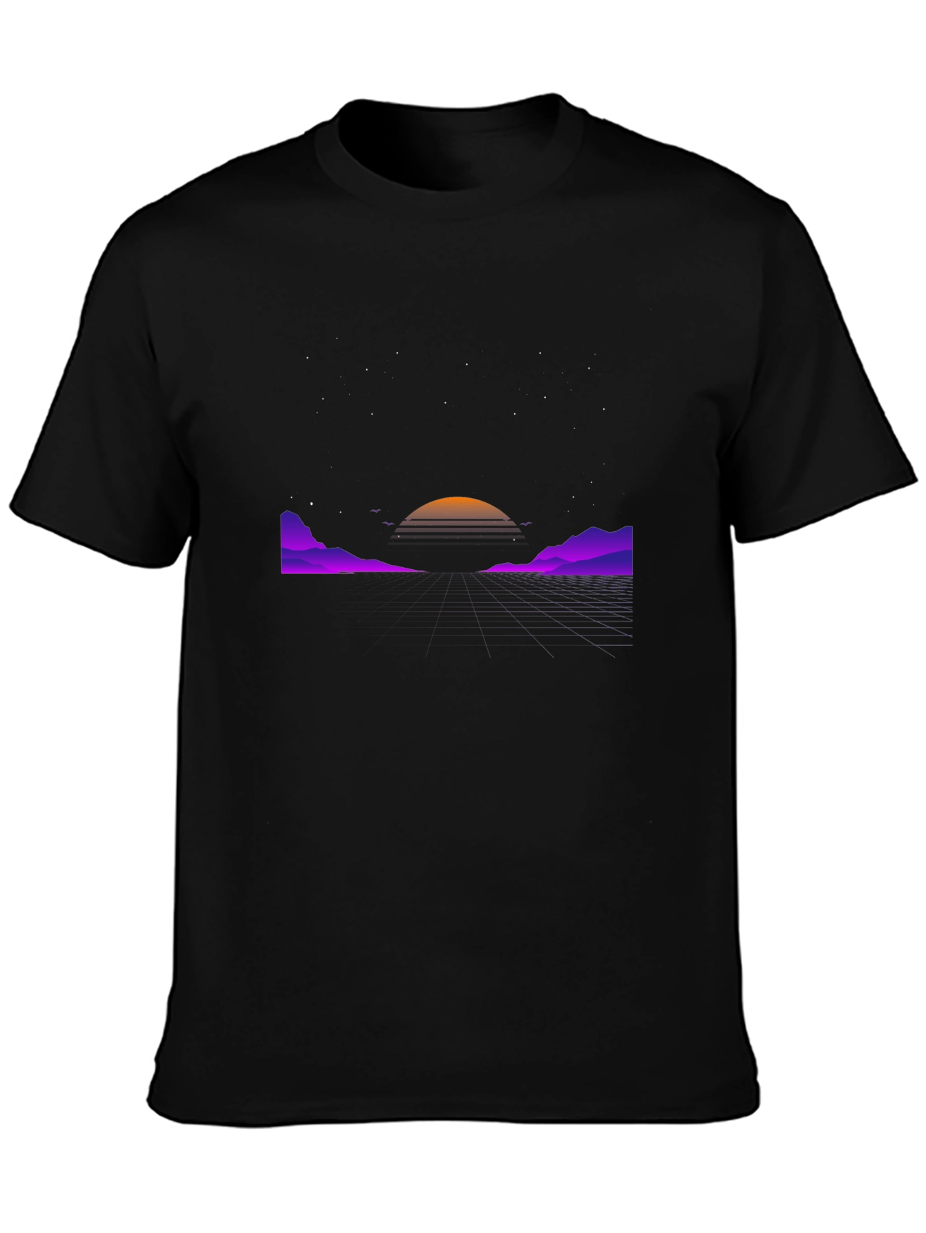 Retro Sunset T-Shirt - Vintage 80s Style Tee