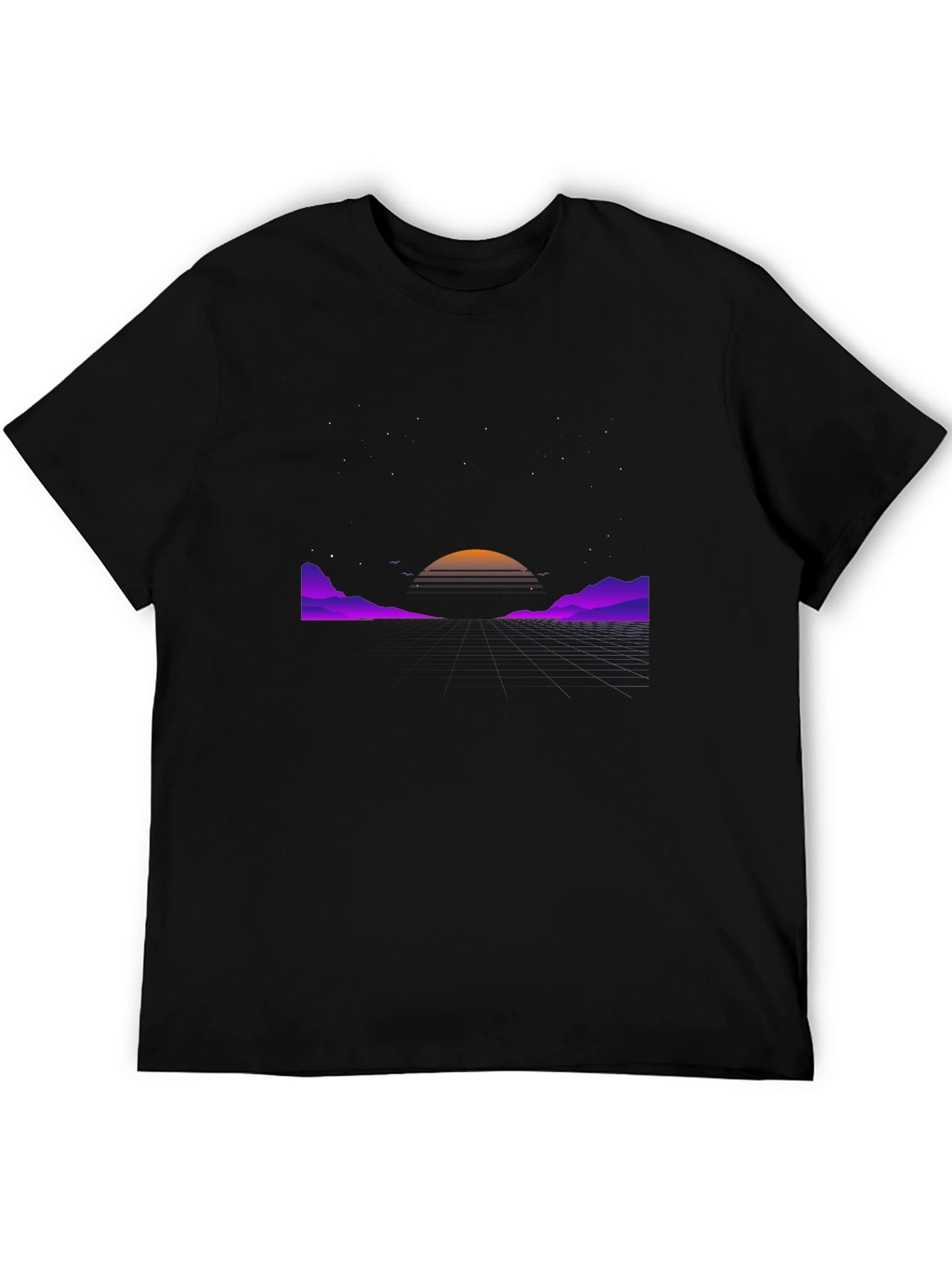 Retro Sunset T-Shirt - Vintage 80s Style Tee