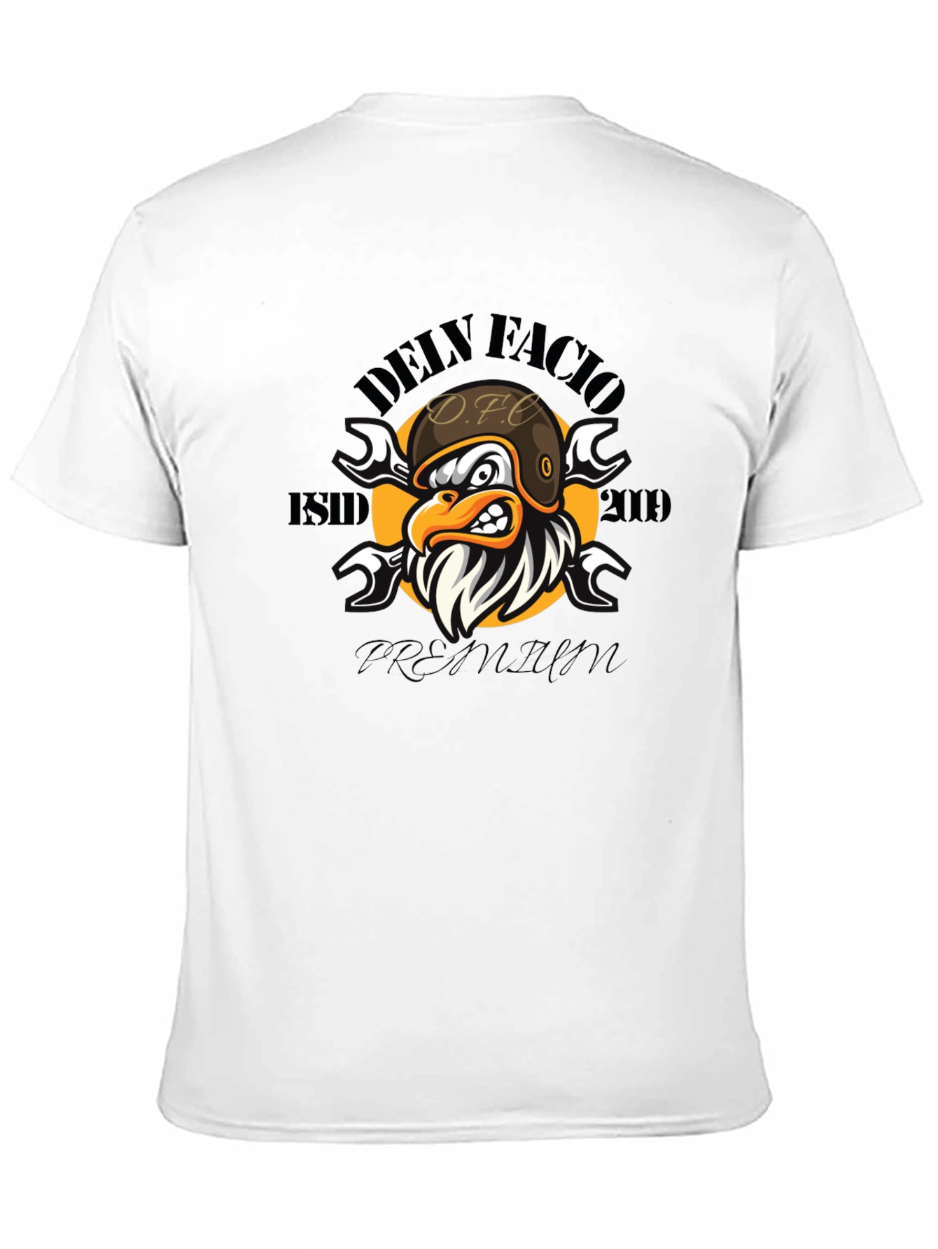 Delv Facio Premium Eagle Biker T-Shirt
