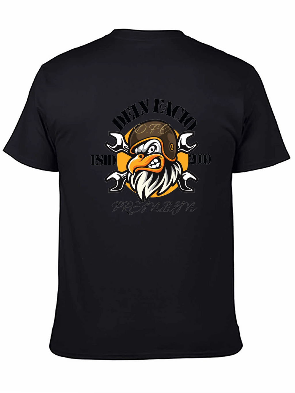 Delv Facio Premium Eagle Biker T-Shirt