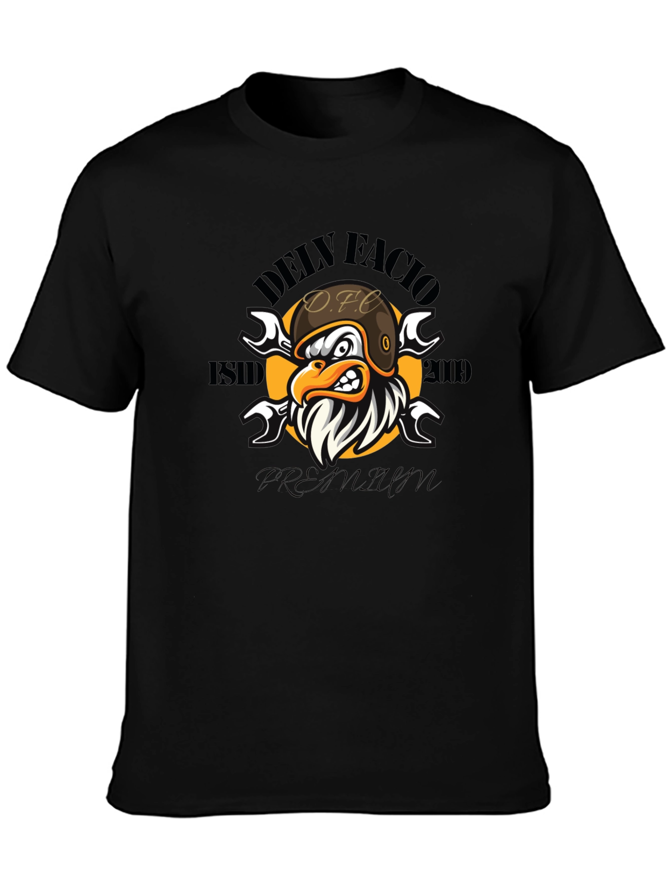 Delv Facio Premium Eagle Biker T-Shirt
