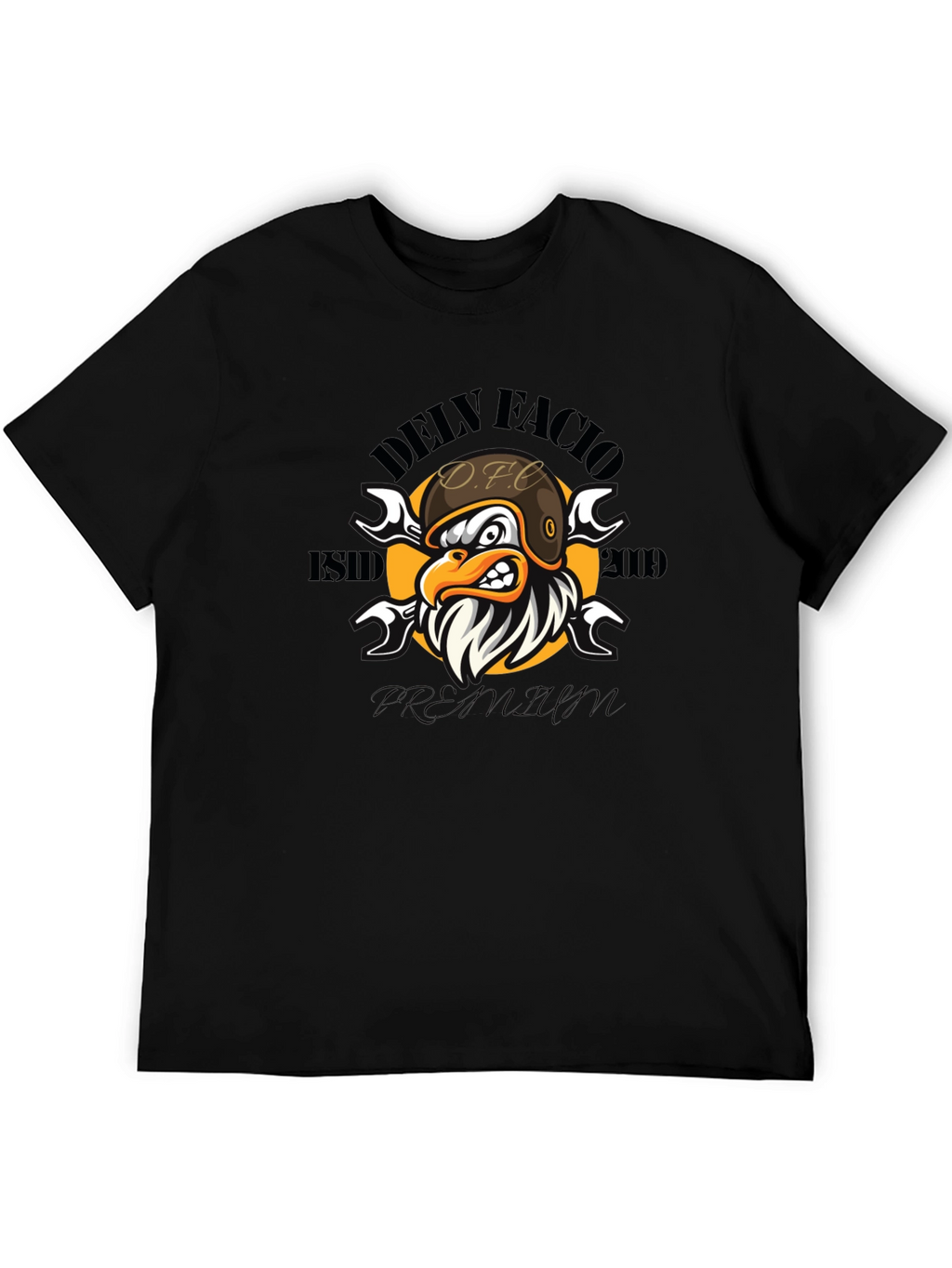 Delv Facio Premium Eagle Biker T-Shirt