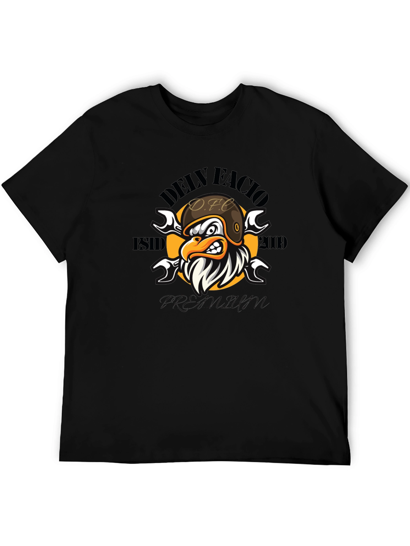 Delv Facio Premium Eagle Biker T-Shirt