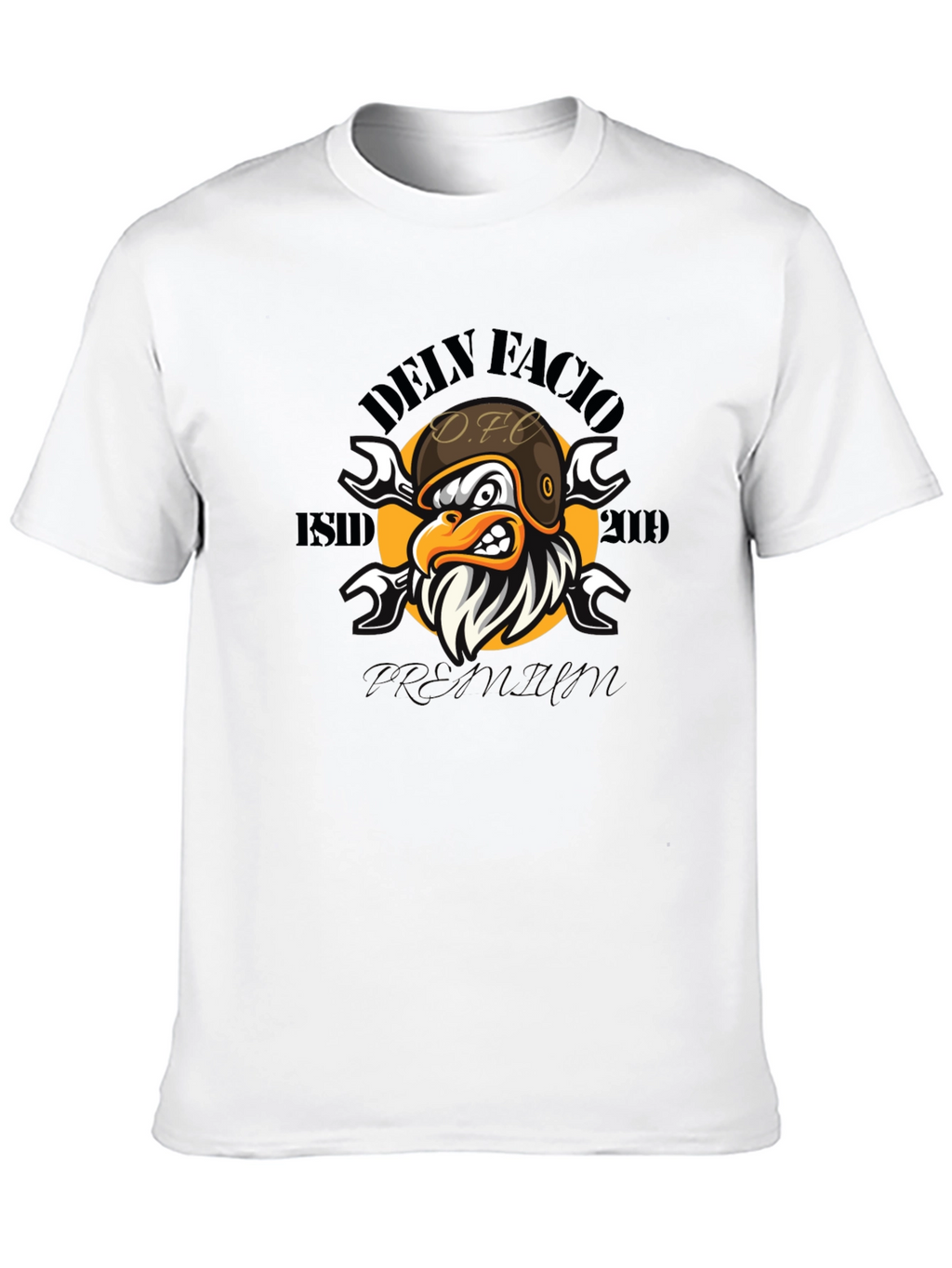 Delv Facio Premium Eagle Biker T-Shirt