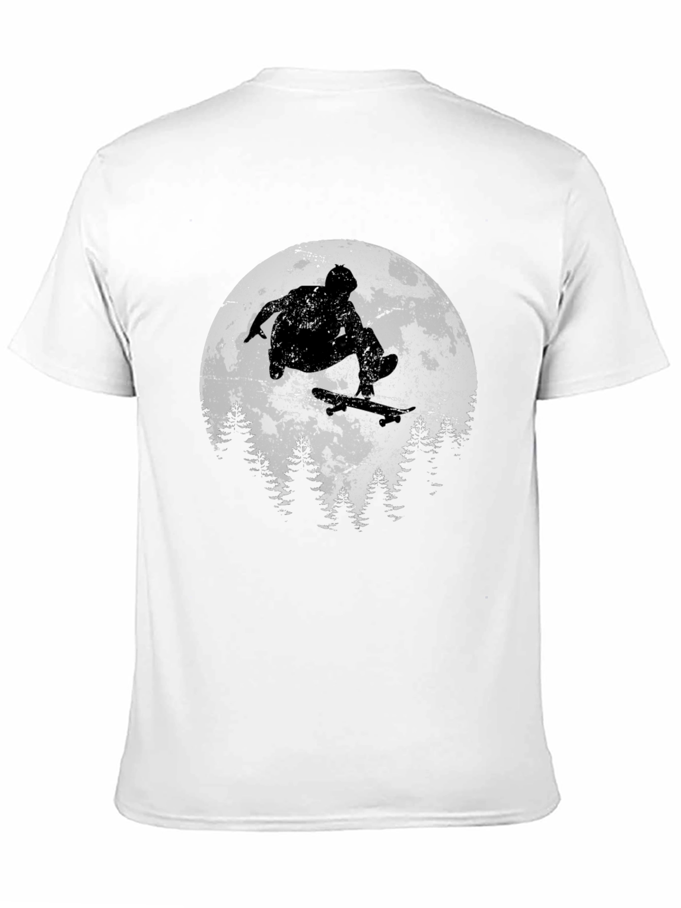 Skateboarding Silhouette Graphic Tee