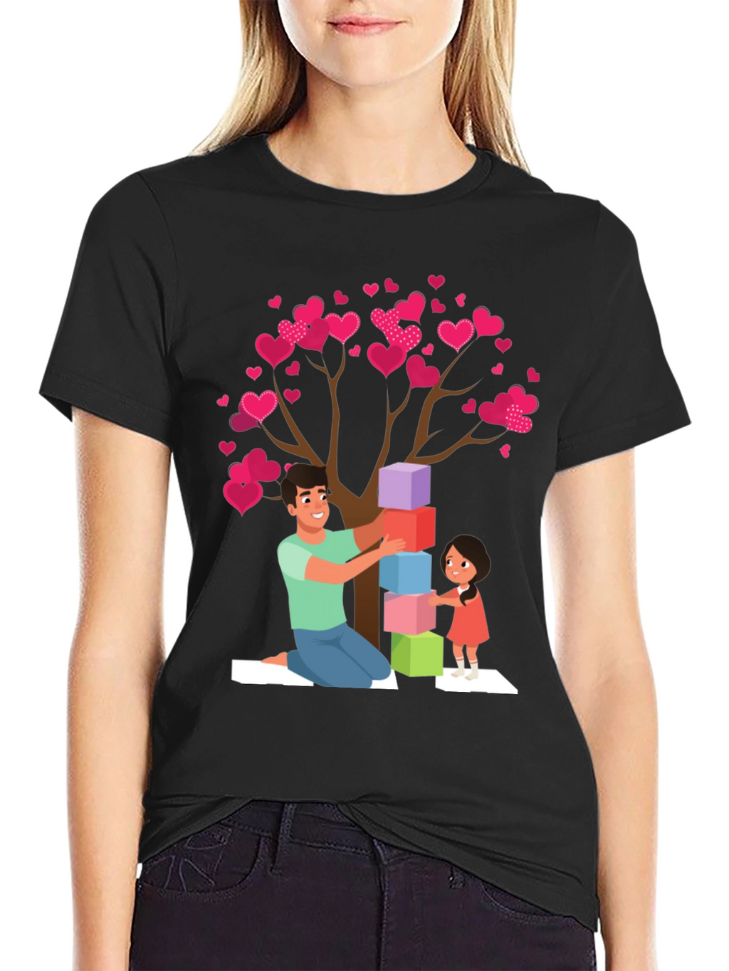 Heart Tree Dad & Daughter Tee