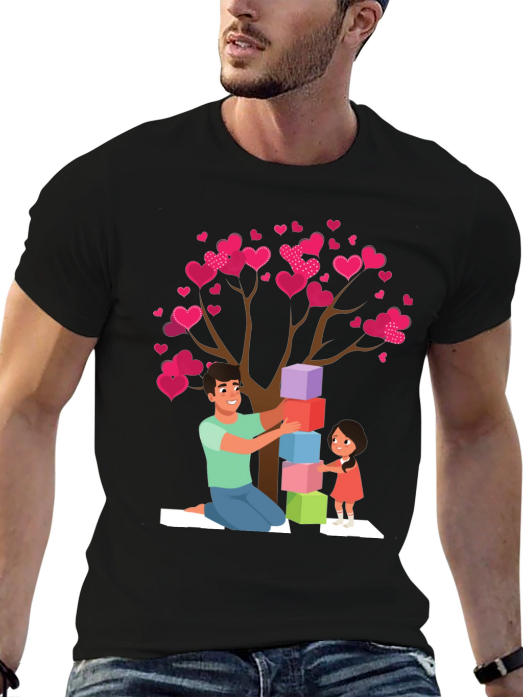 Heart Tree Dad & Daughter Tee