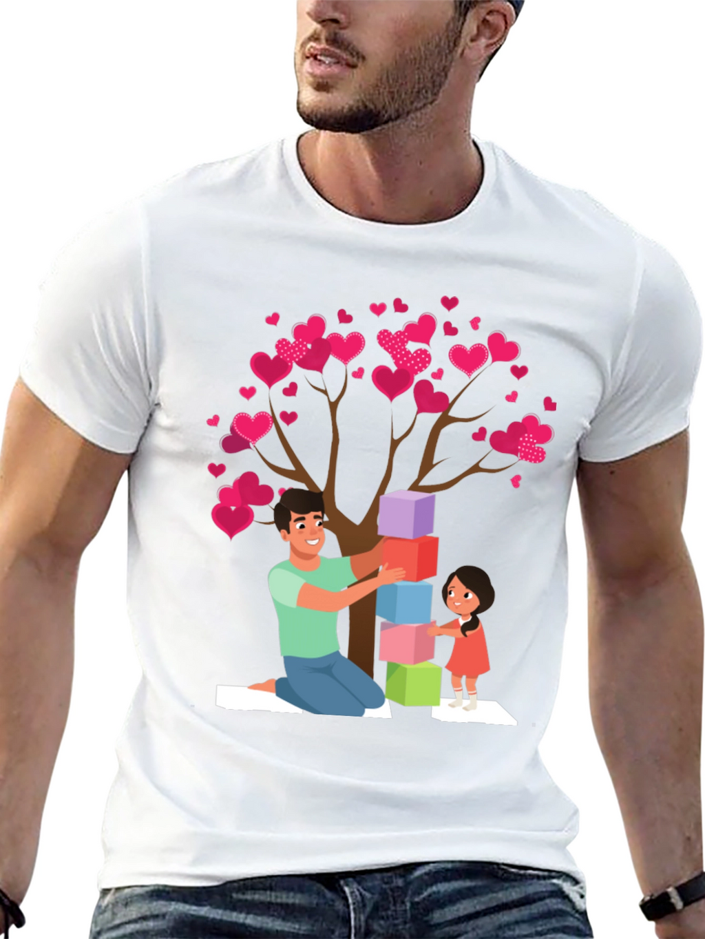 Heart Tree Dad & Daughter Tee