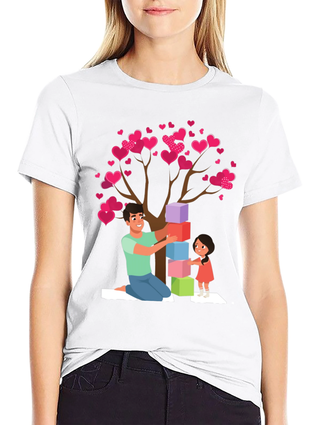 Heart Tree Dad & Daughter Tee