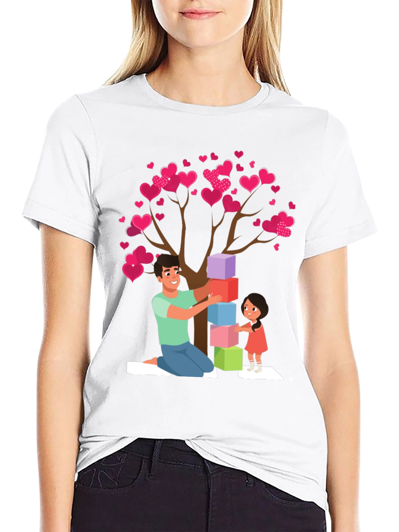 Heart Tree Dad & Daughter Tee