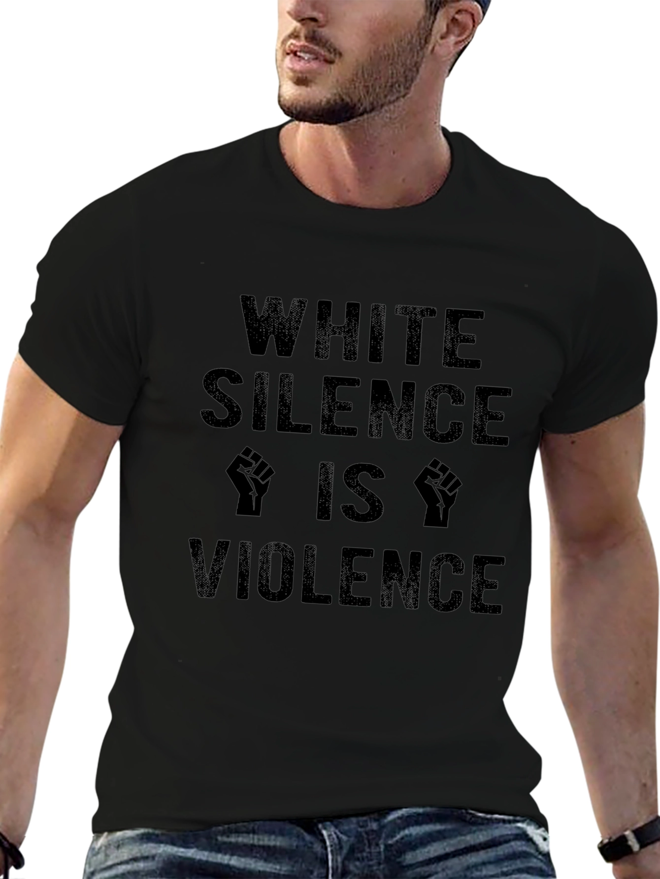 White Silence is Violence Graphic T-Shirt