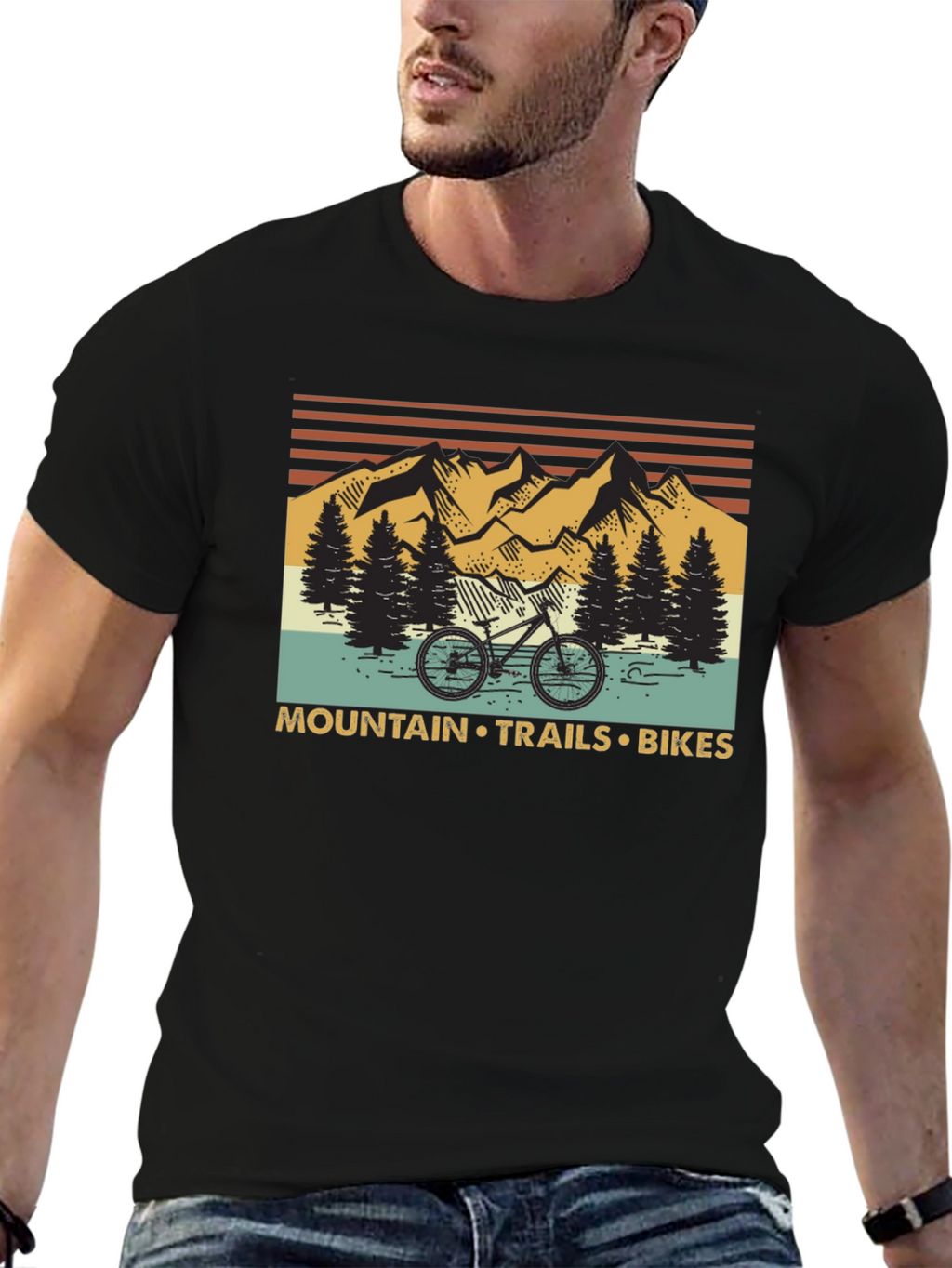 Mountain Trails Bikes Graphic T-Shirt