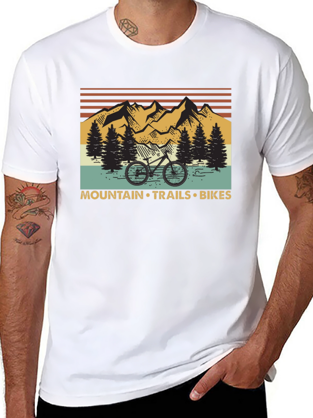 Mountain Trails Bikes Graphic T-Shirt