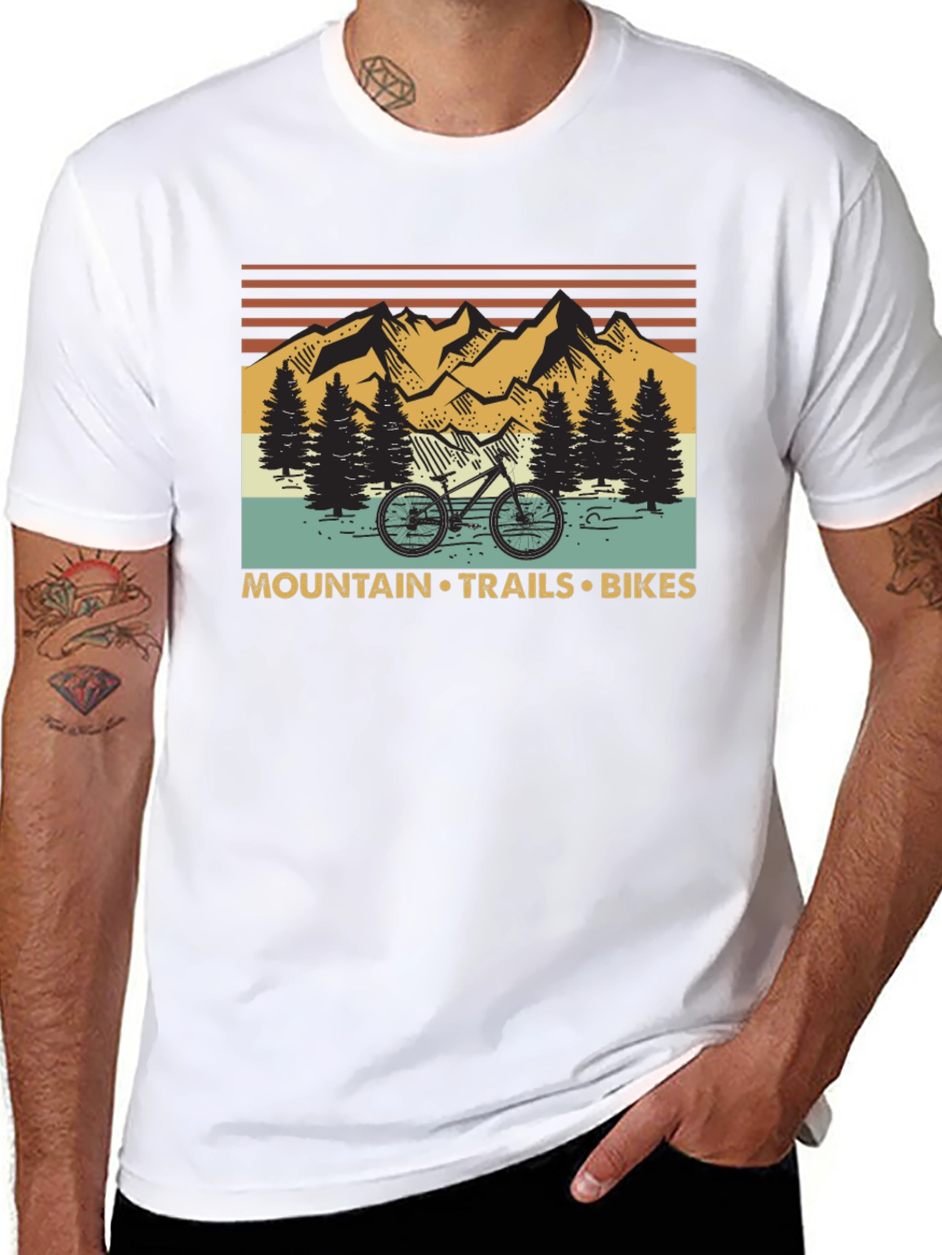 Mountain Trails Bikes Graphic T-Shirt