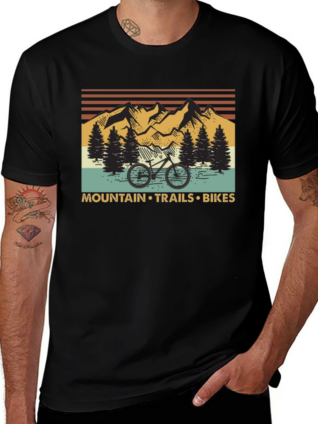 Mountain Trails Bikes Graphic T-Shirt