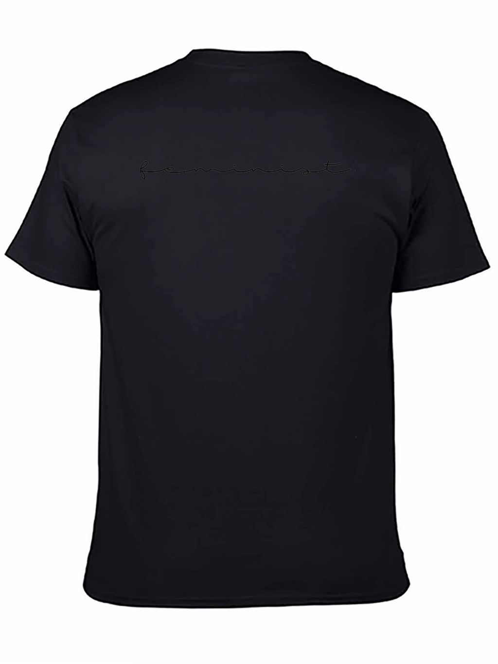 Feminist T-Shirt - Black Crew Neck Tee