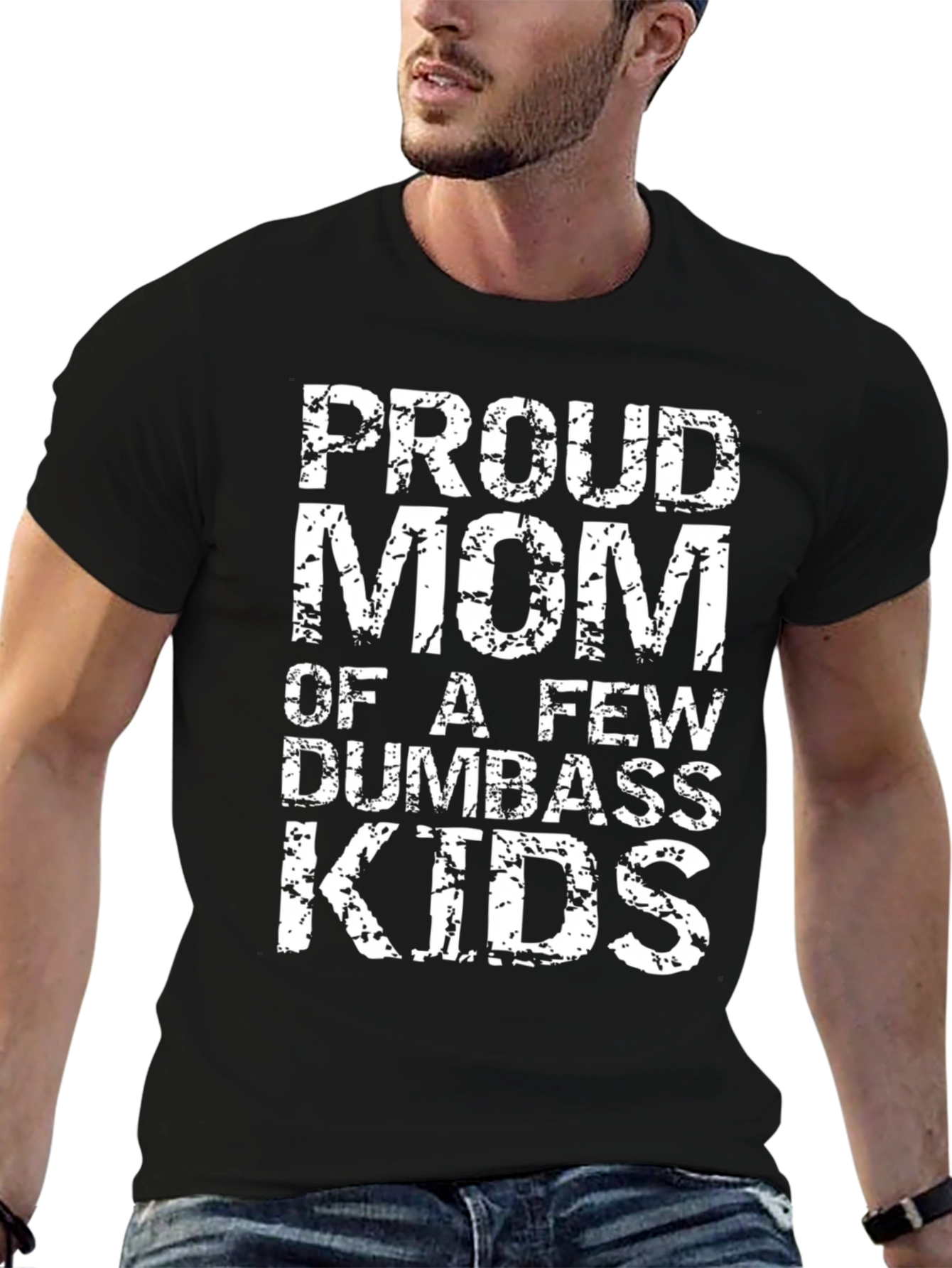 Proud Mom Funny Graphic T-Shirt