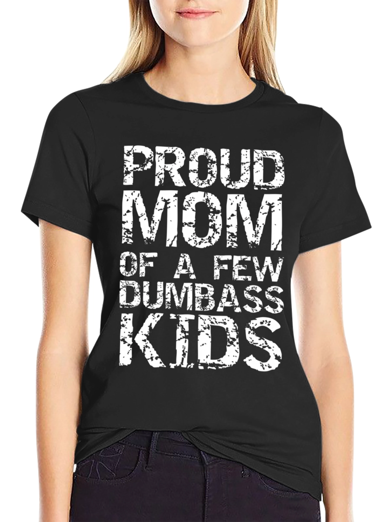 Proud Mom Funny Graphic T-Shirt