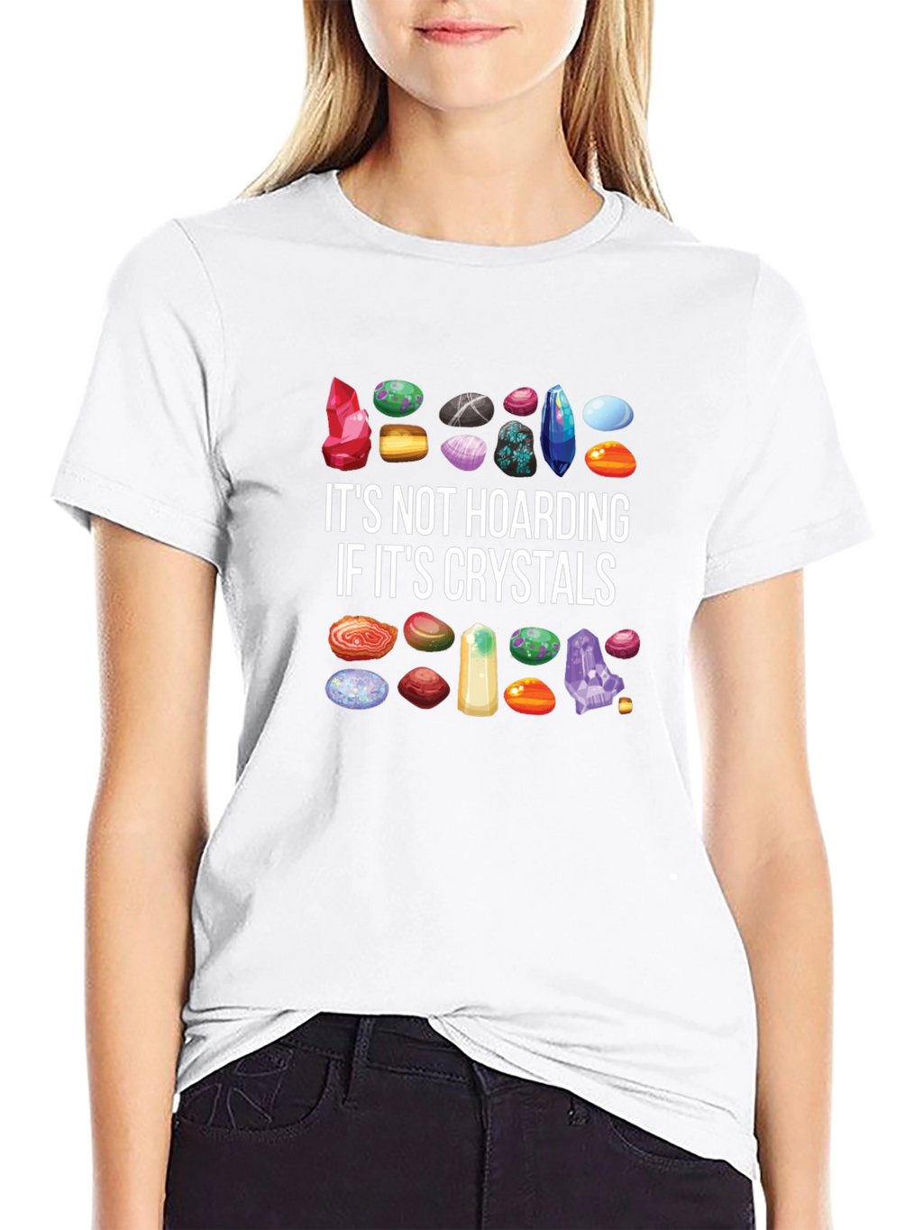 Crystal Hoarding T-Shirt - Gem Collector Tee