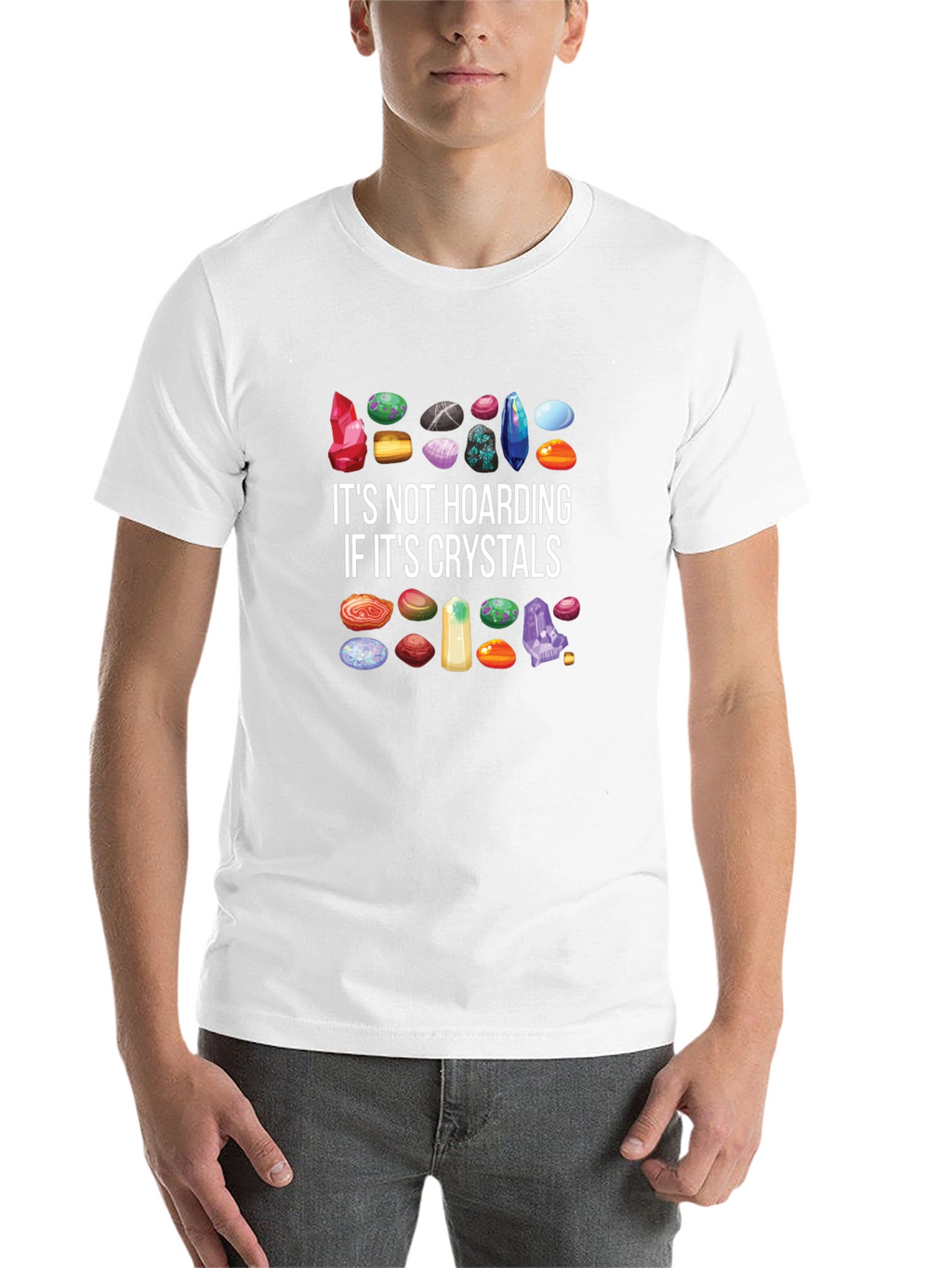 Crystal Hoarding T-Shirt - Gem Collector Tee