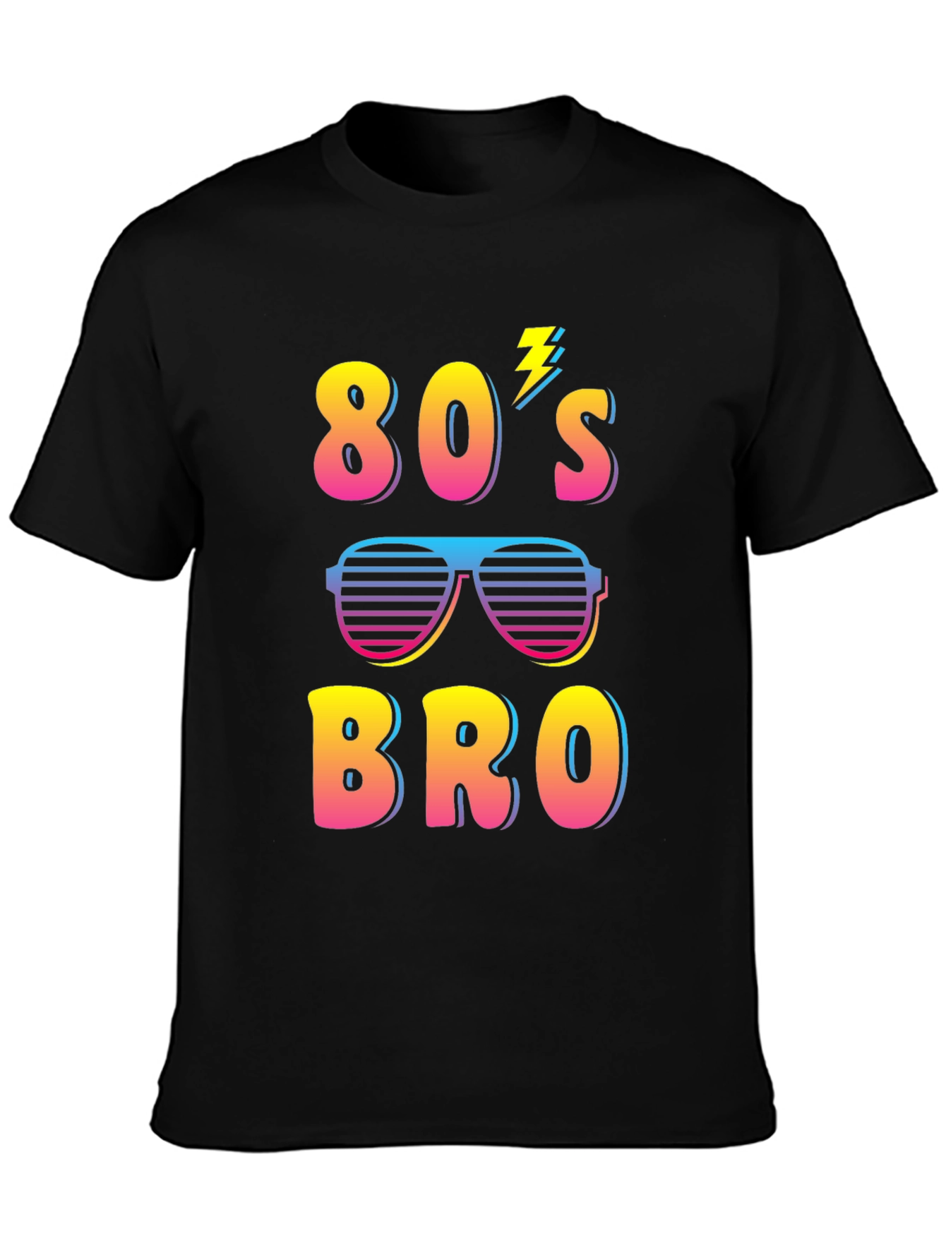 Retro 80s Bro Graphic T-Shirt - Fun Party Tee