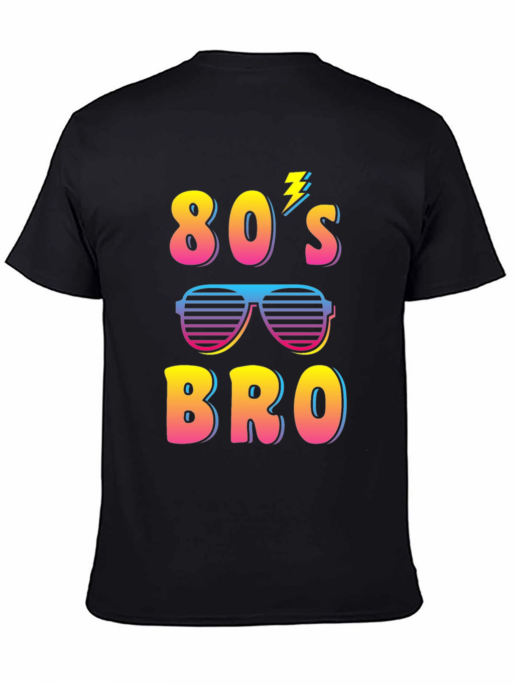 Retro 80s Bro Graphic T-Shirt - Fun Party Tee