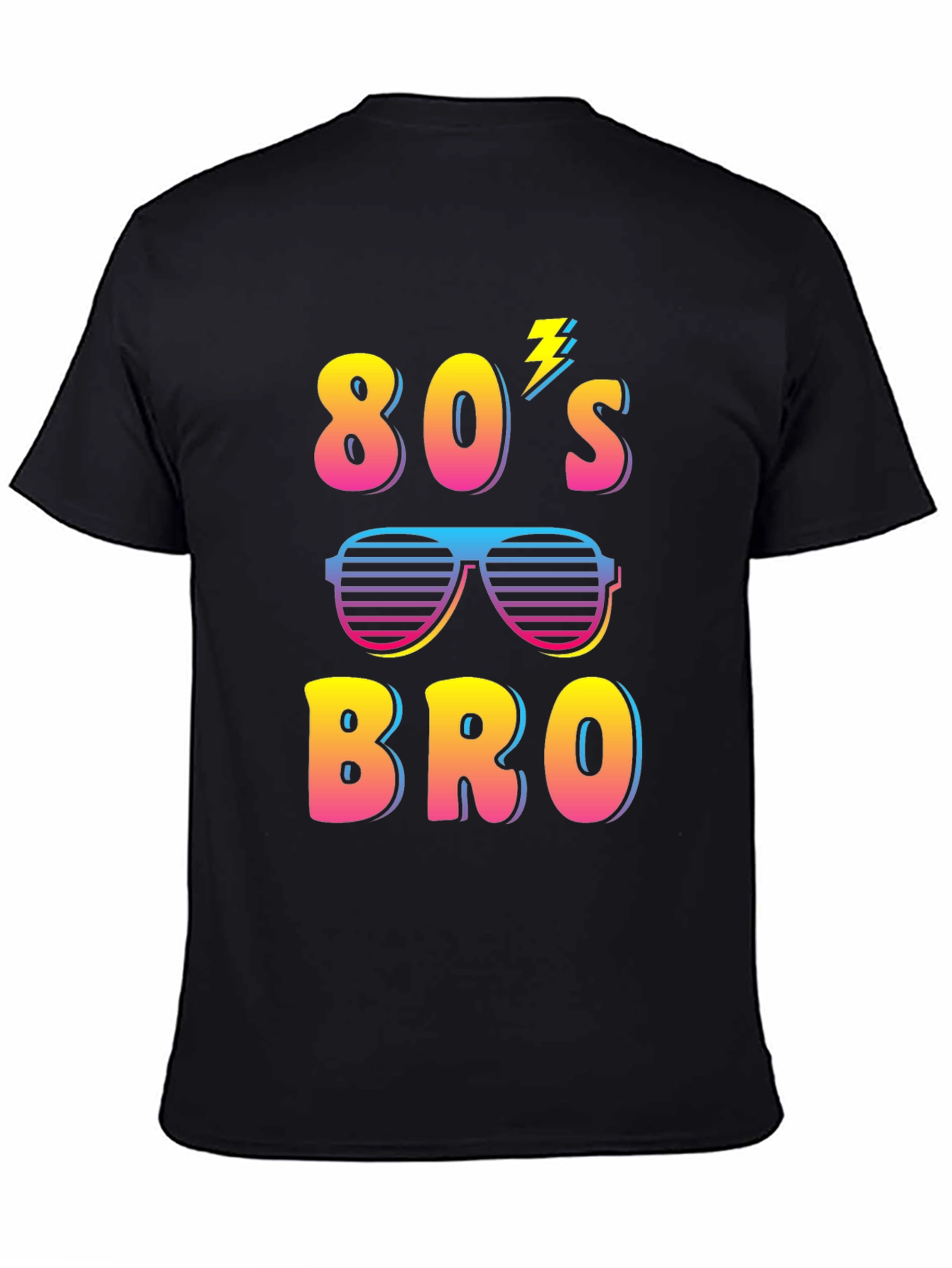 Retro 80s Bro Graphic T-Shirt - Fun Party Tee