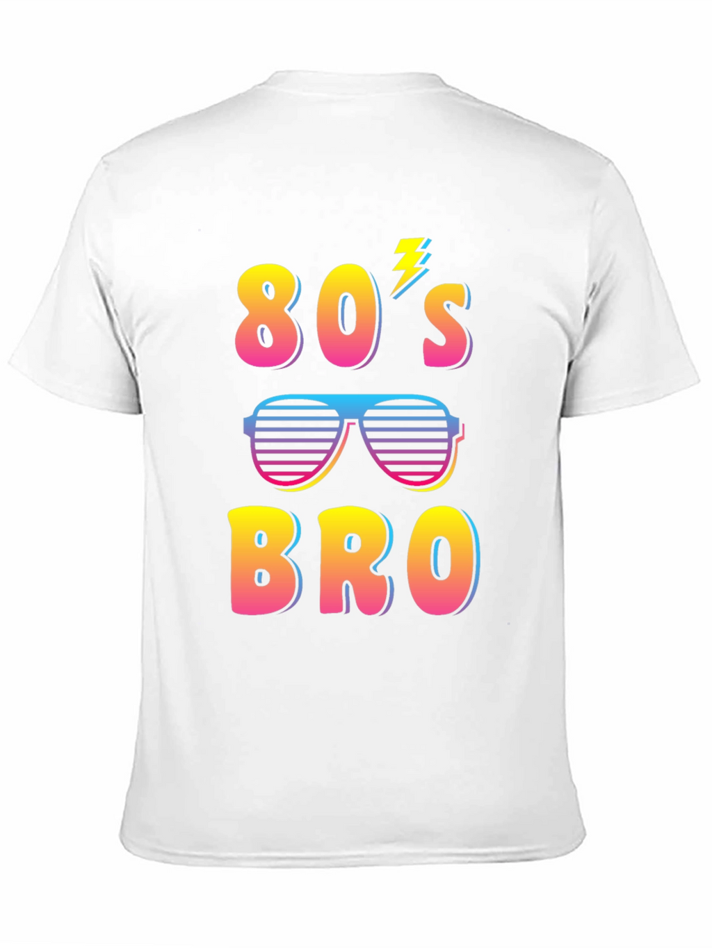 Retro 80s Bro Graphic T-Shirt - Fun Party Tee