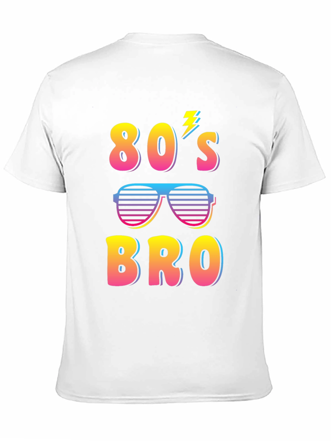 Retro 80s Bro Graphic T-Shirt - Fun Party Tee