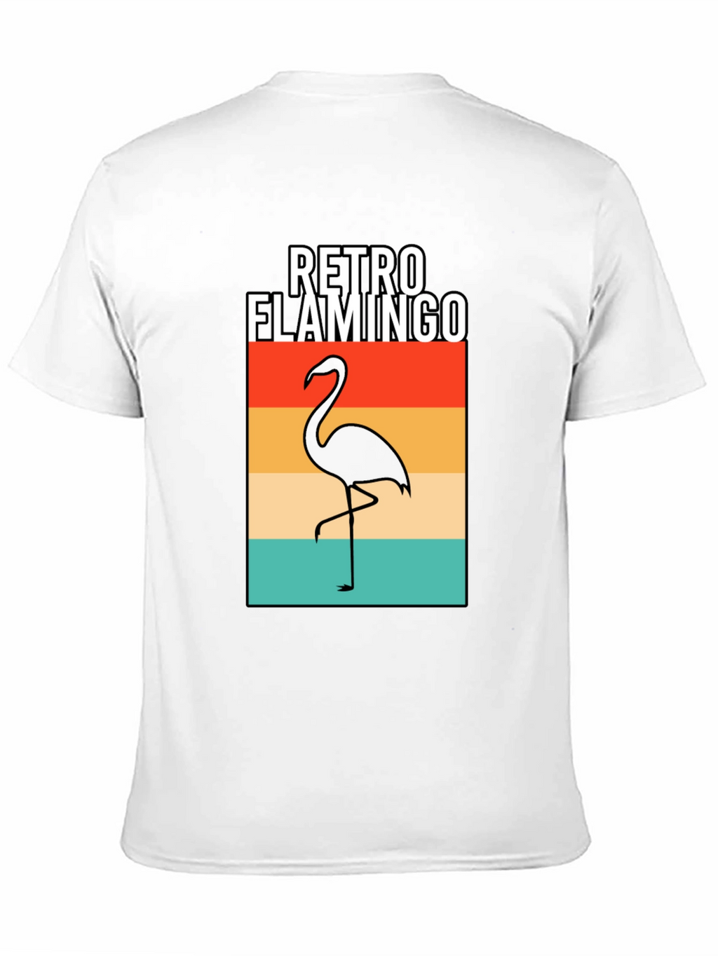 Retro Flamingo Graphic T-Shirt