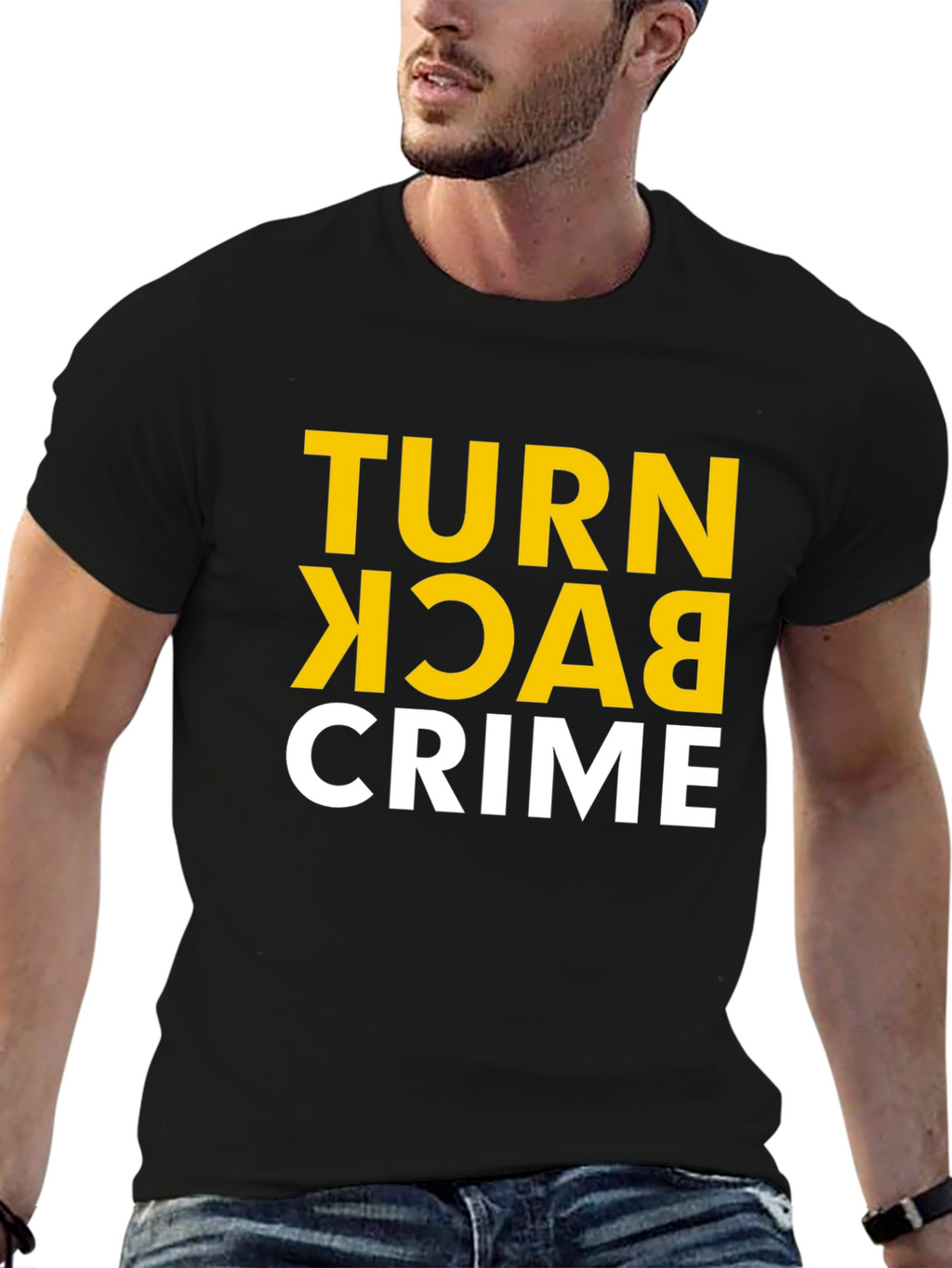 Turn Back Crime Graphic Tee