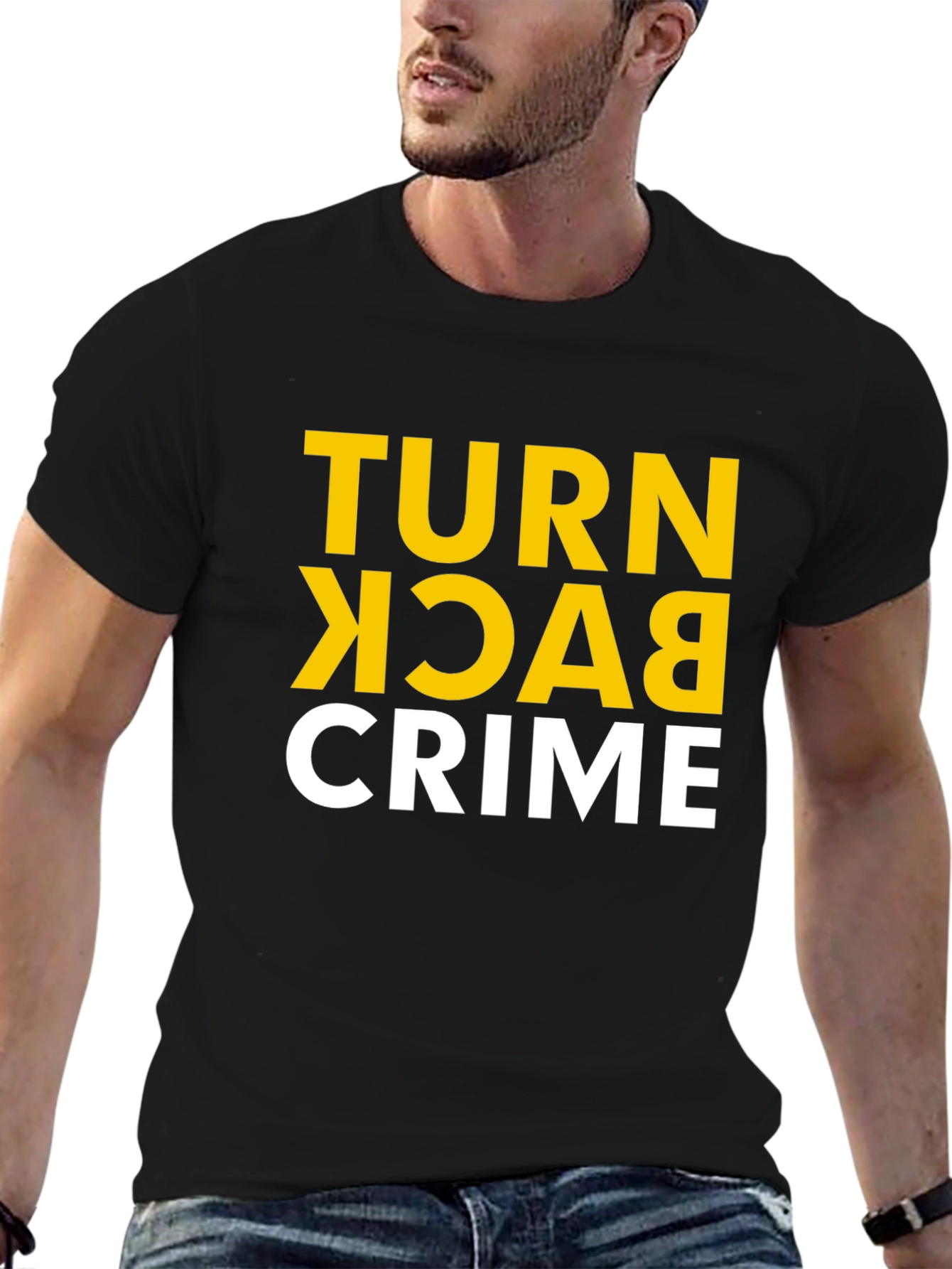Turn Back Crime Graphic Tee