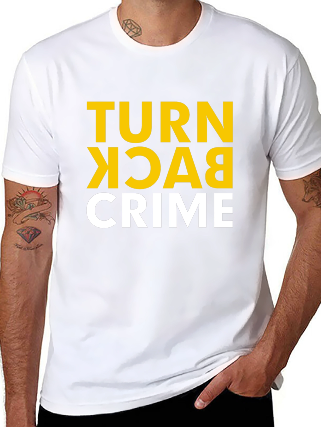 Turn Back Crime Graphic Tee