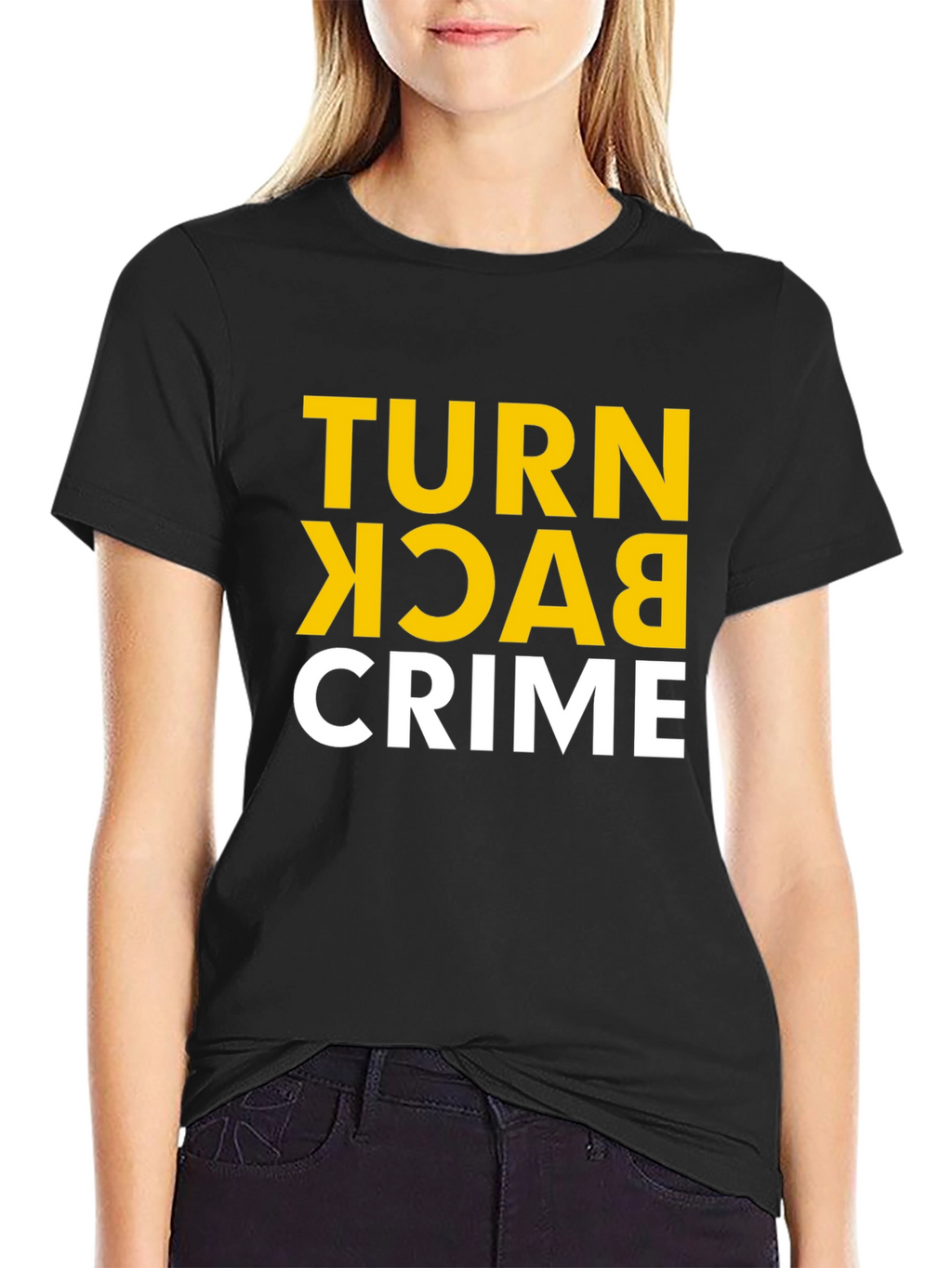 Turn Back Crime Graphic Tee