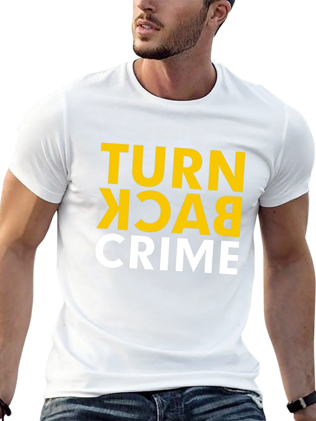 Turn Back Crime Graphic Tee