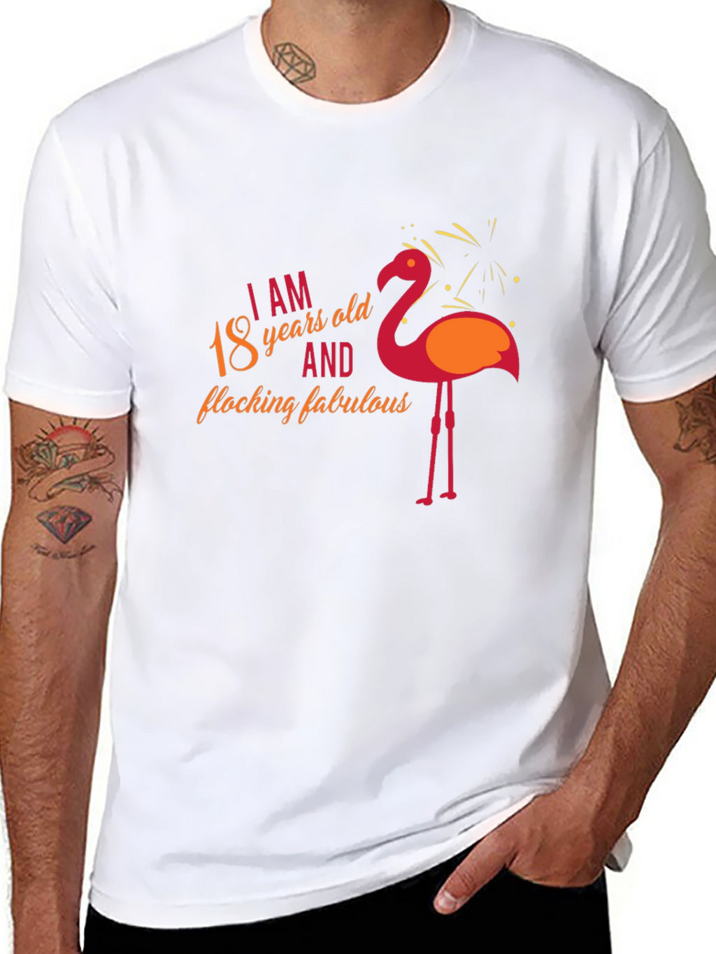 18th Birthday Flamingo T-Shirt