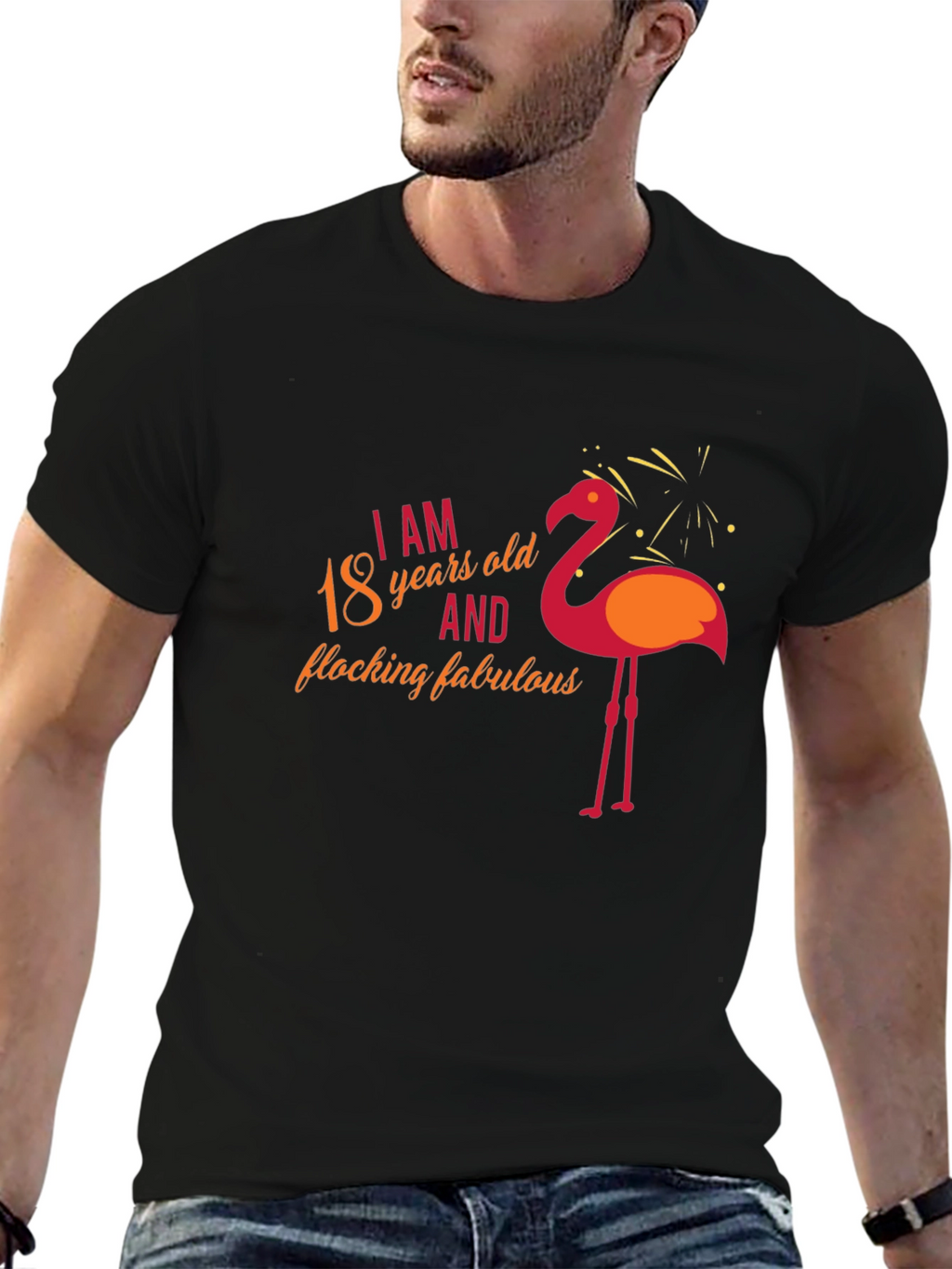 18th Birthday Flamingo T-Shirt