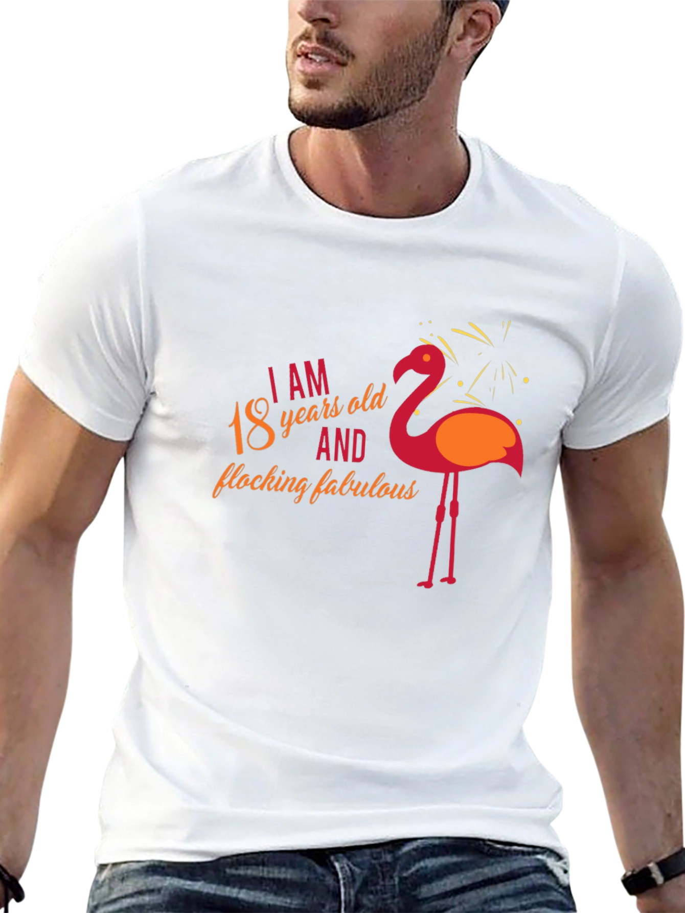 18th Birthday Flamingo T-Shirt