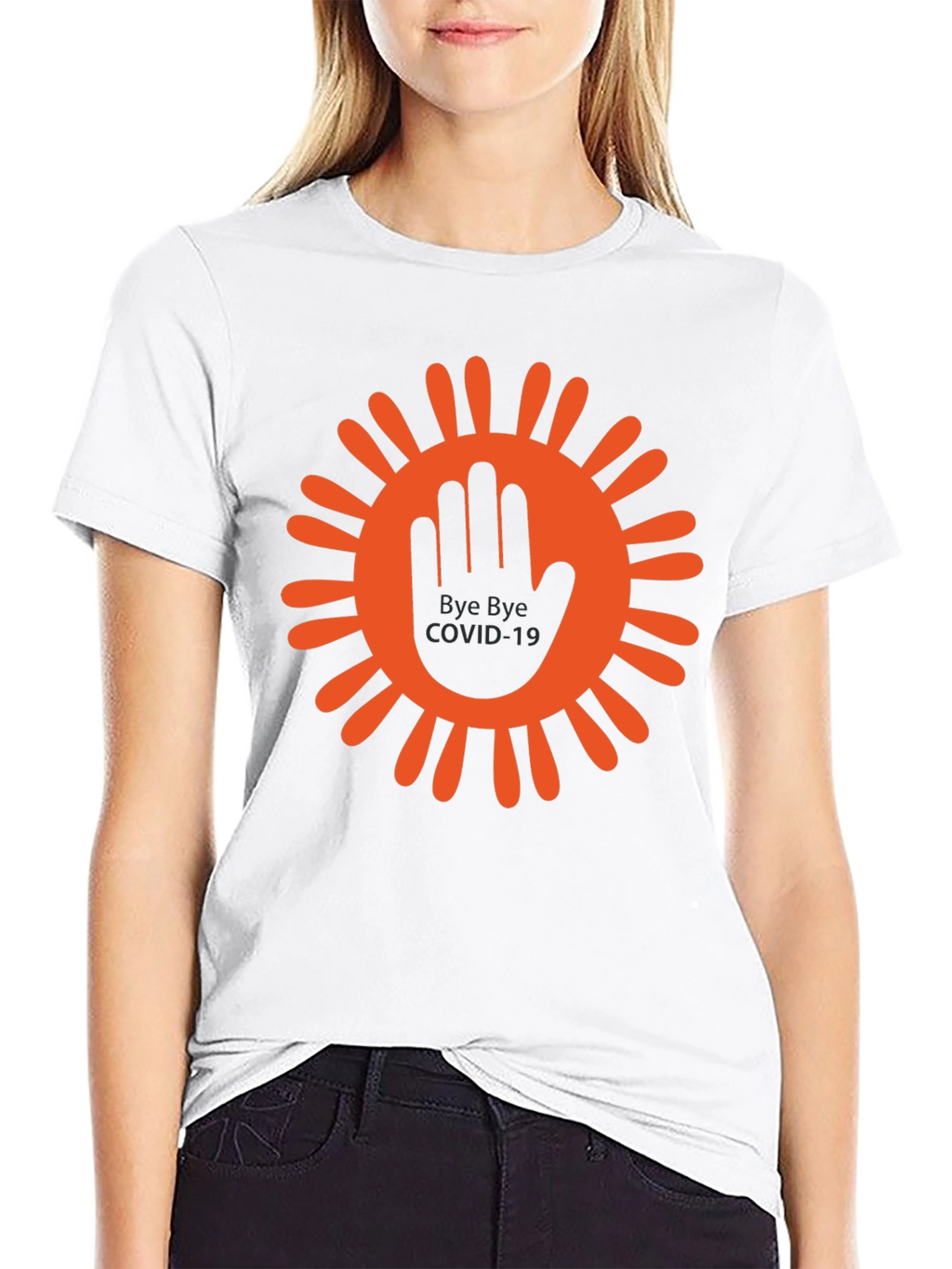 Bye Bye COVID-19 T-Shirt Black