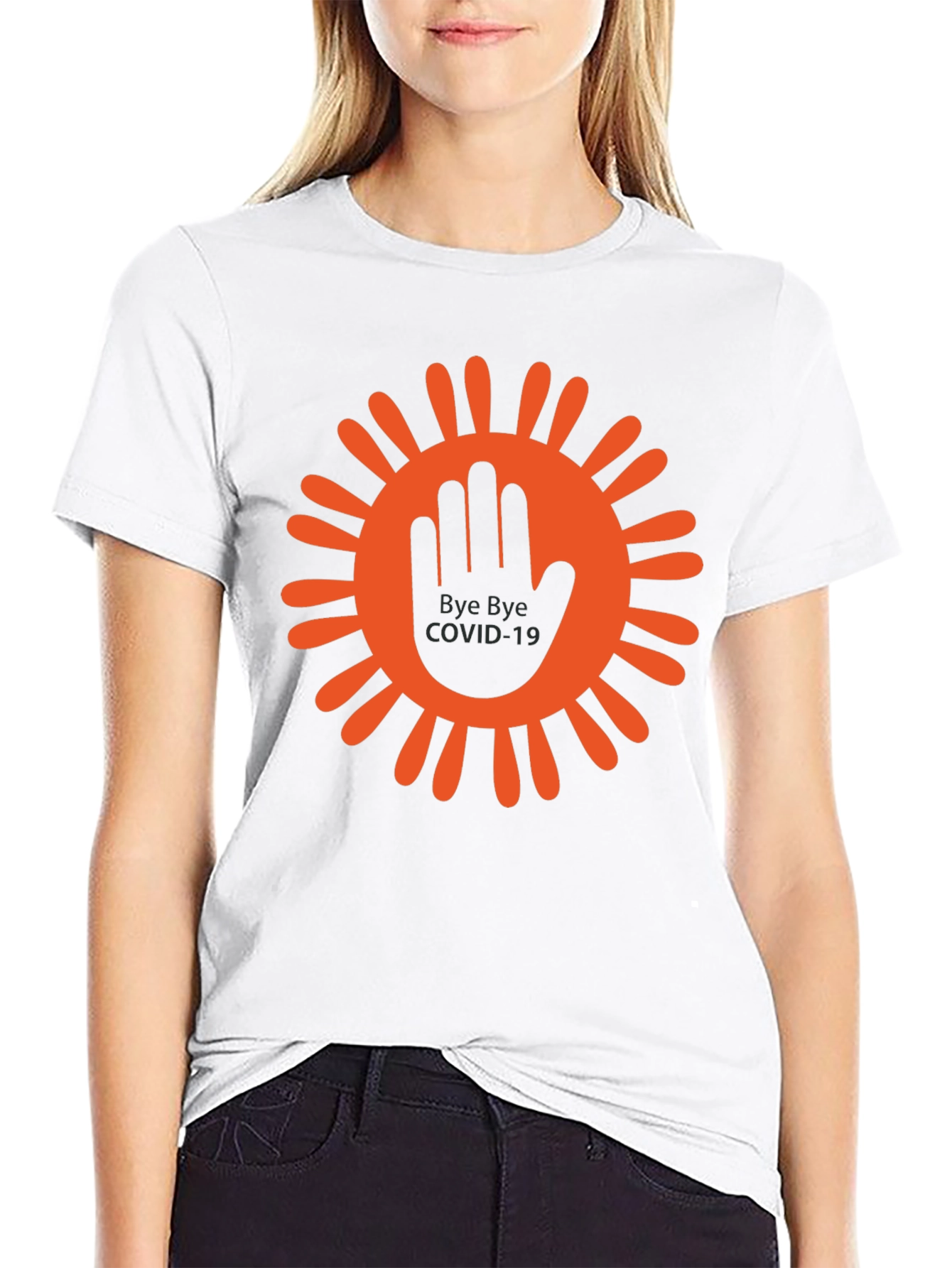 Bye Bye COVID-19 T-Shirt Black