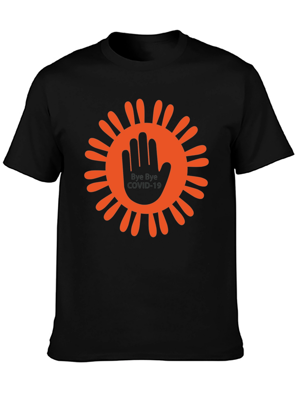 Bye Bye COVID-19 T-Shirt Black